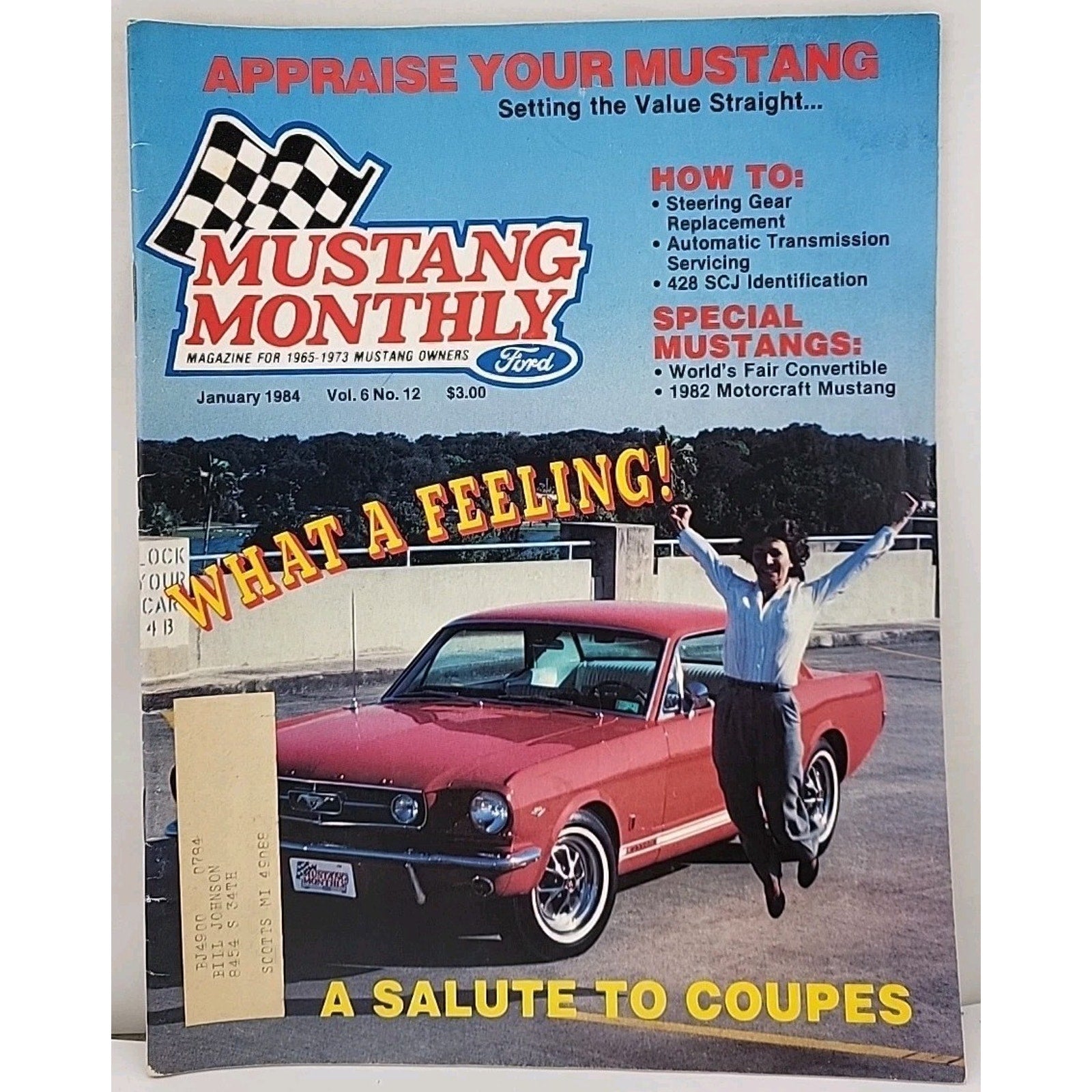 Mustang Monthly Magazine - January 1984 - Vol. 6 No. 12