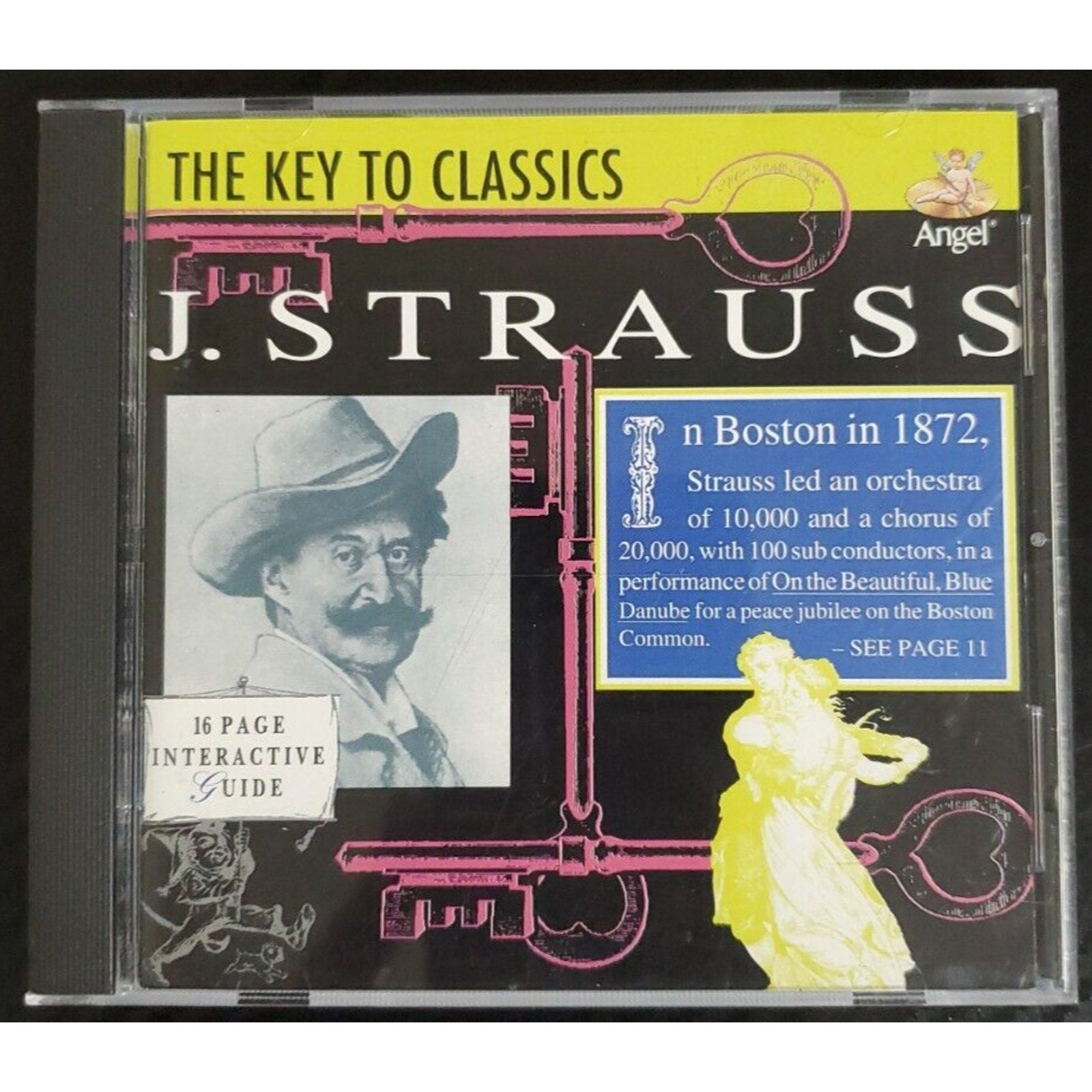 The Key To Classics - J. Strauss Waltzes. Willi Boskovsky (CD, EMI Angel)
