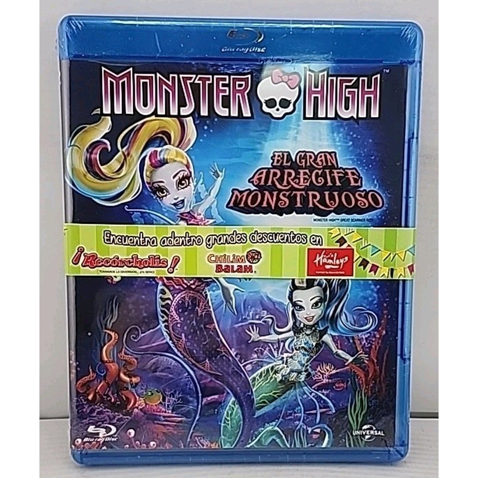 Monster High El Gran Arrecife Monstruoso (Great Scarrier Reef) (Blu-ray) *NEW*