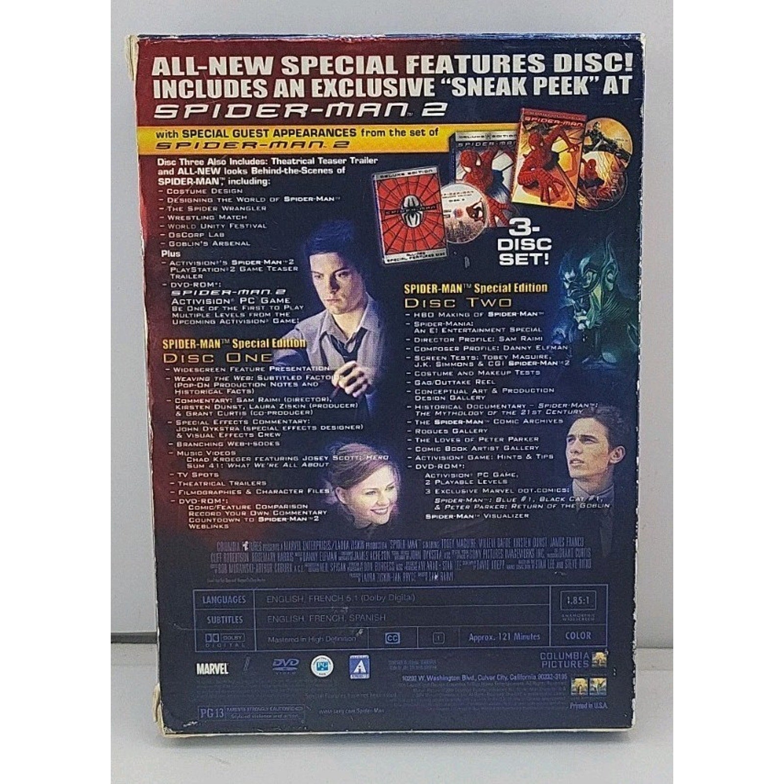 Spider-Man (DVD, 2004, 2-Disc Set, Deluxe Edition Widescreen)