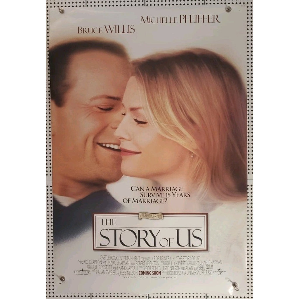 1999 The Story Of Us Movie Poster 2-Sided Sheet Bruce Willis Pfeiffer