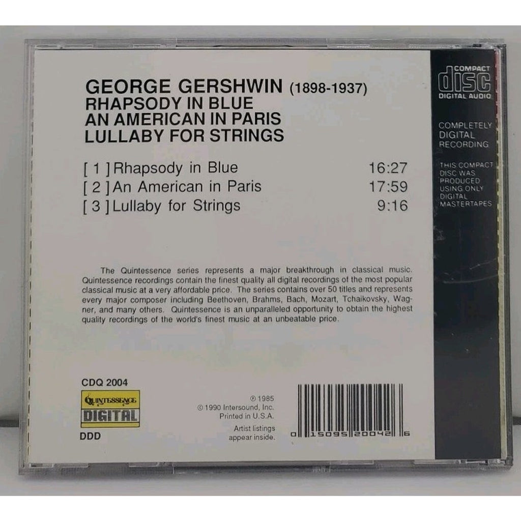 Gershwin Rhapsody In Blue (CD)