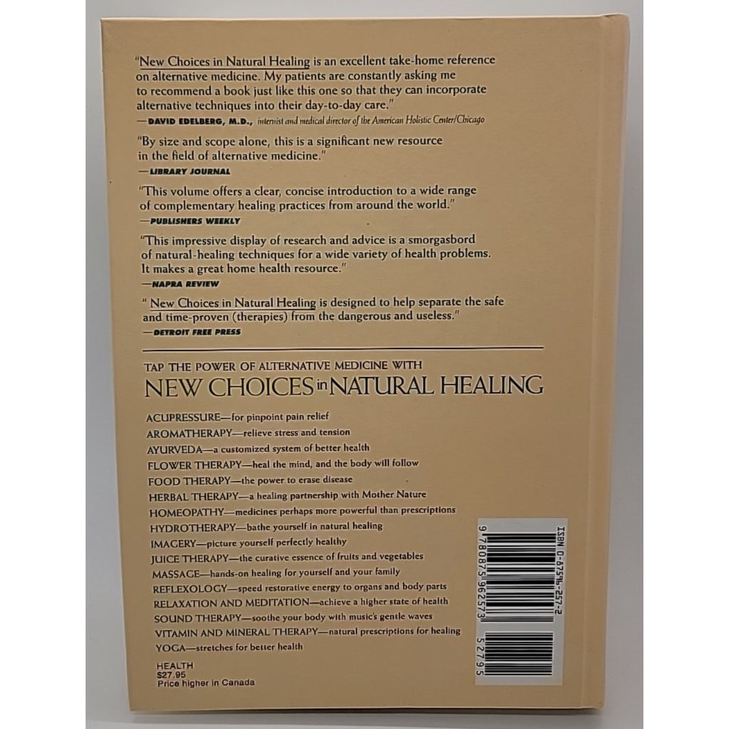 New Choices In Natural Healing Hardback Book