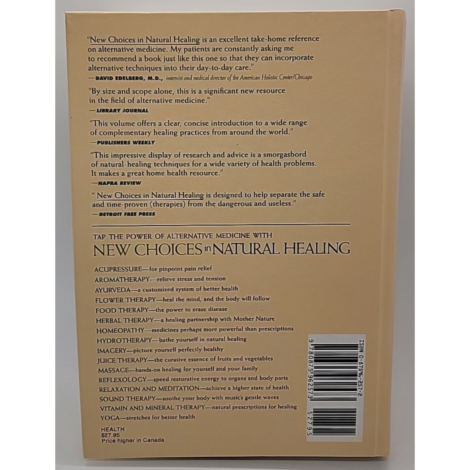 New Choices In Natural Healing Hardback Book