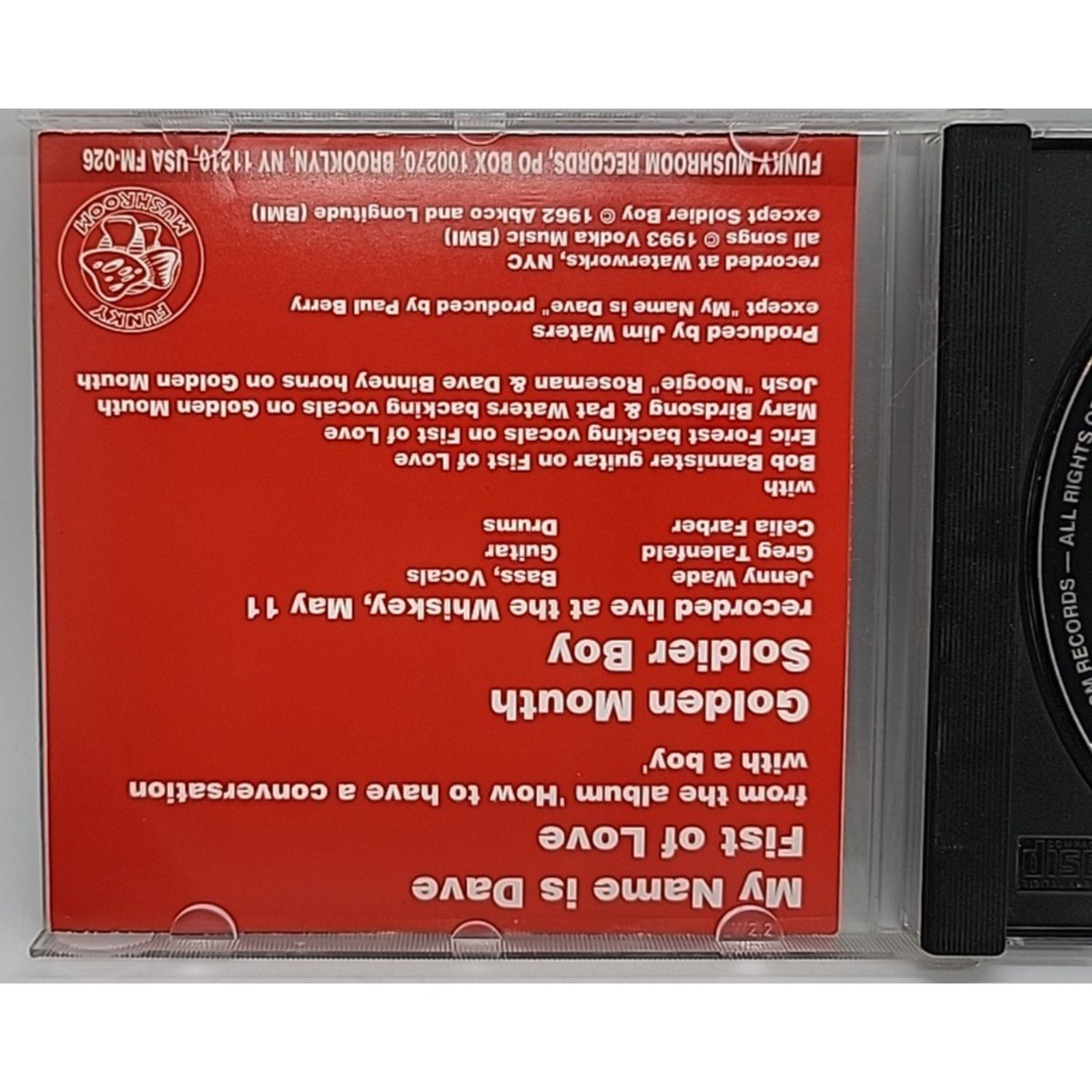 Vodka My Name Is Dave (CD)