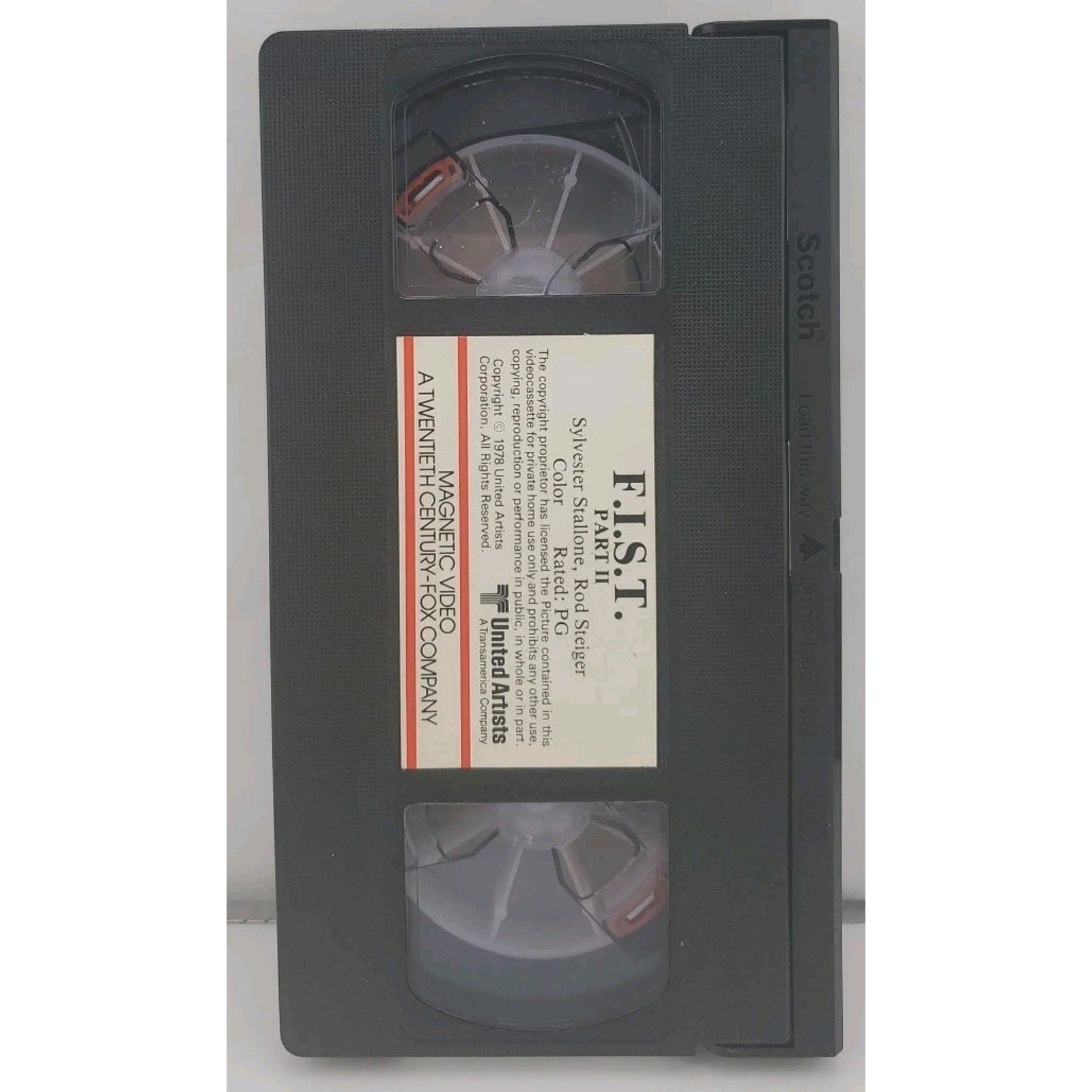 F.I.S.T Sylvester Stallon, Rod Steiger Part II VHS