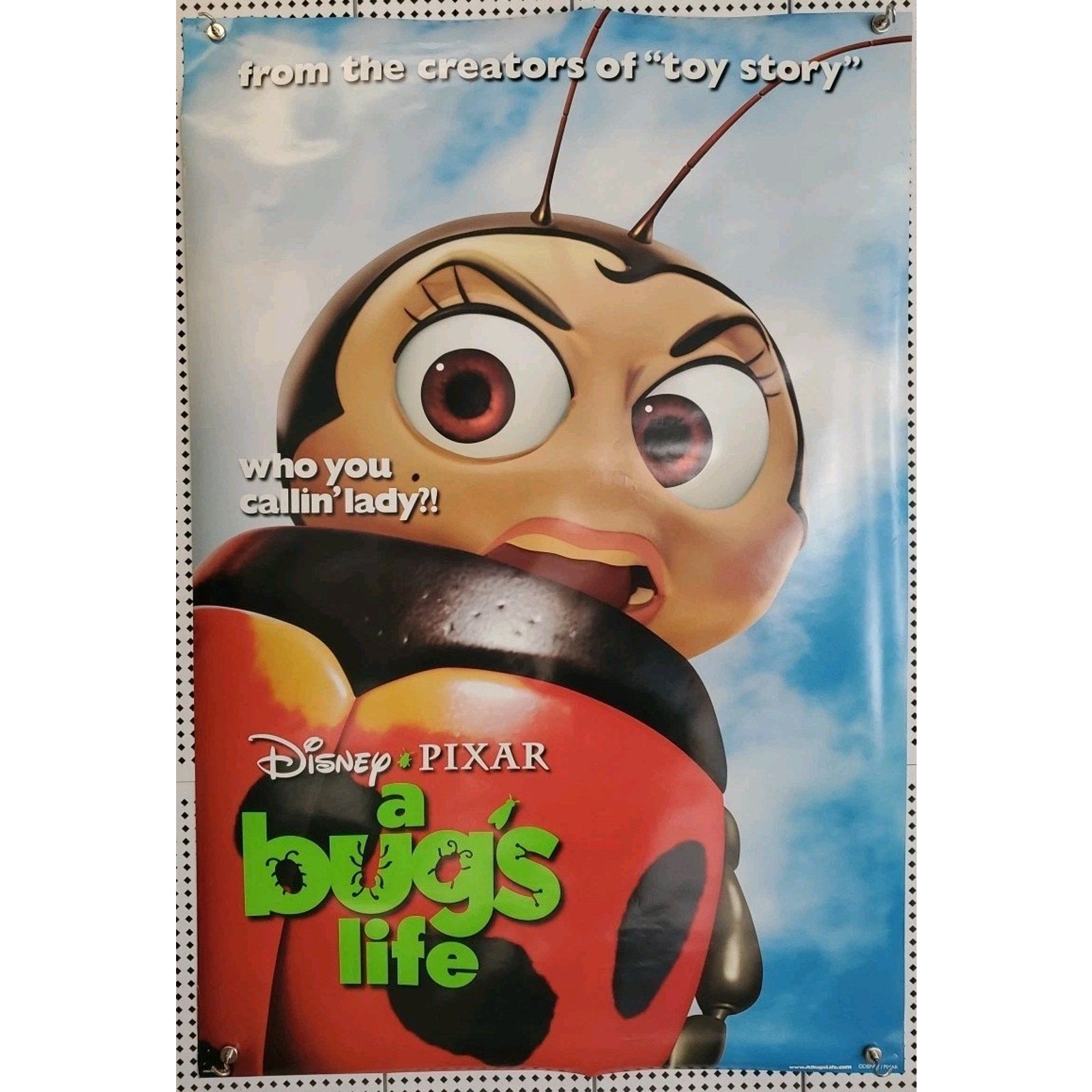 Disney's A Bug's Life Movie Poster - Original 1998 Poster (Francis) 27x40