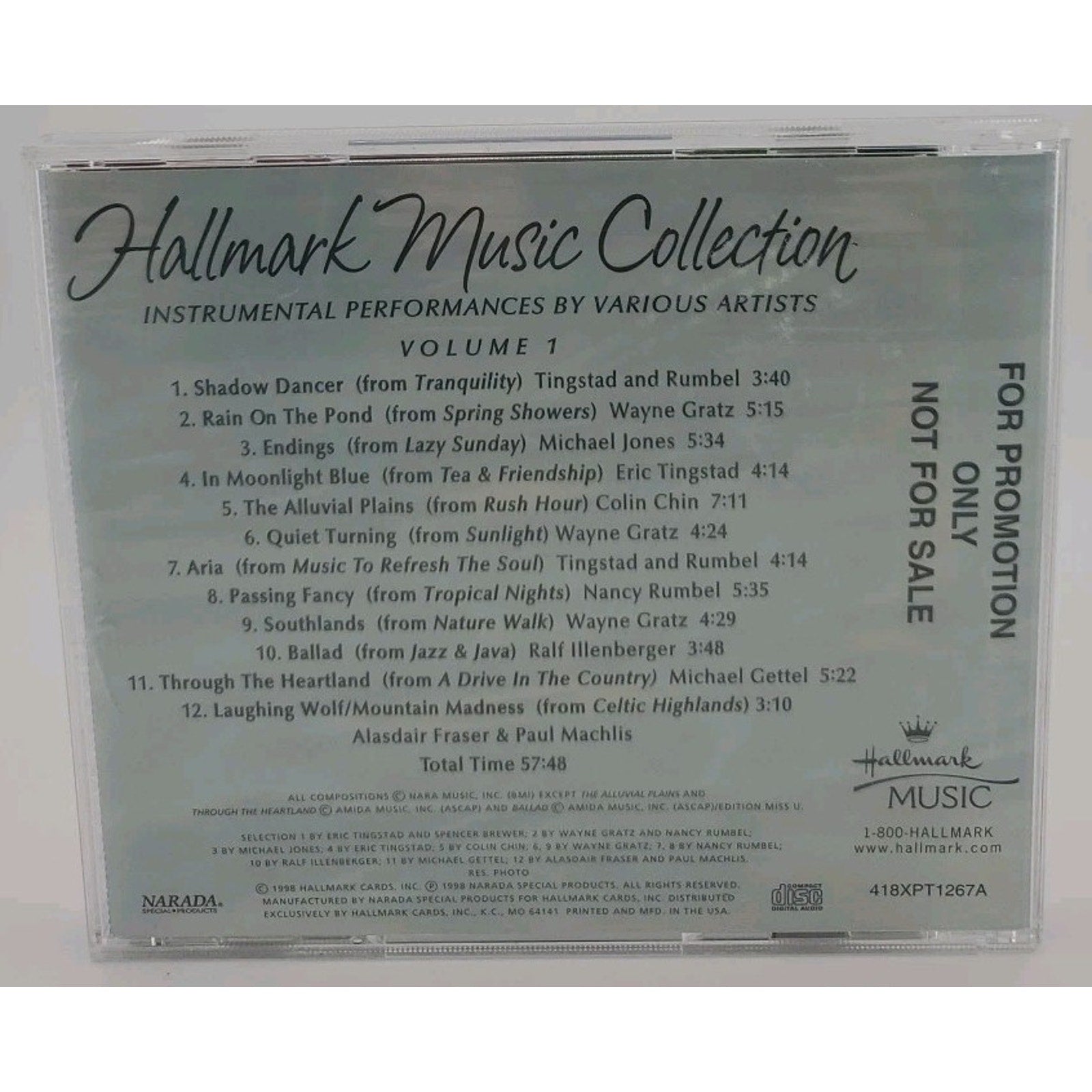 Hallmark Music Collection (CD): Relaxing Instrumental Music Vol 1