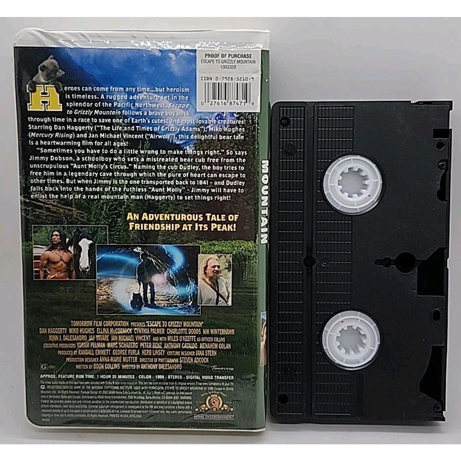 Escape to Grizzly Mountain (VHS, 2002)