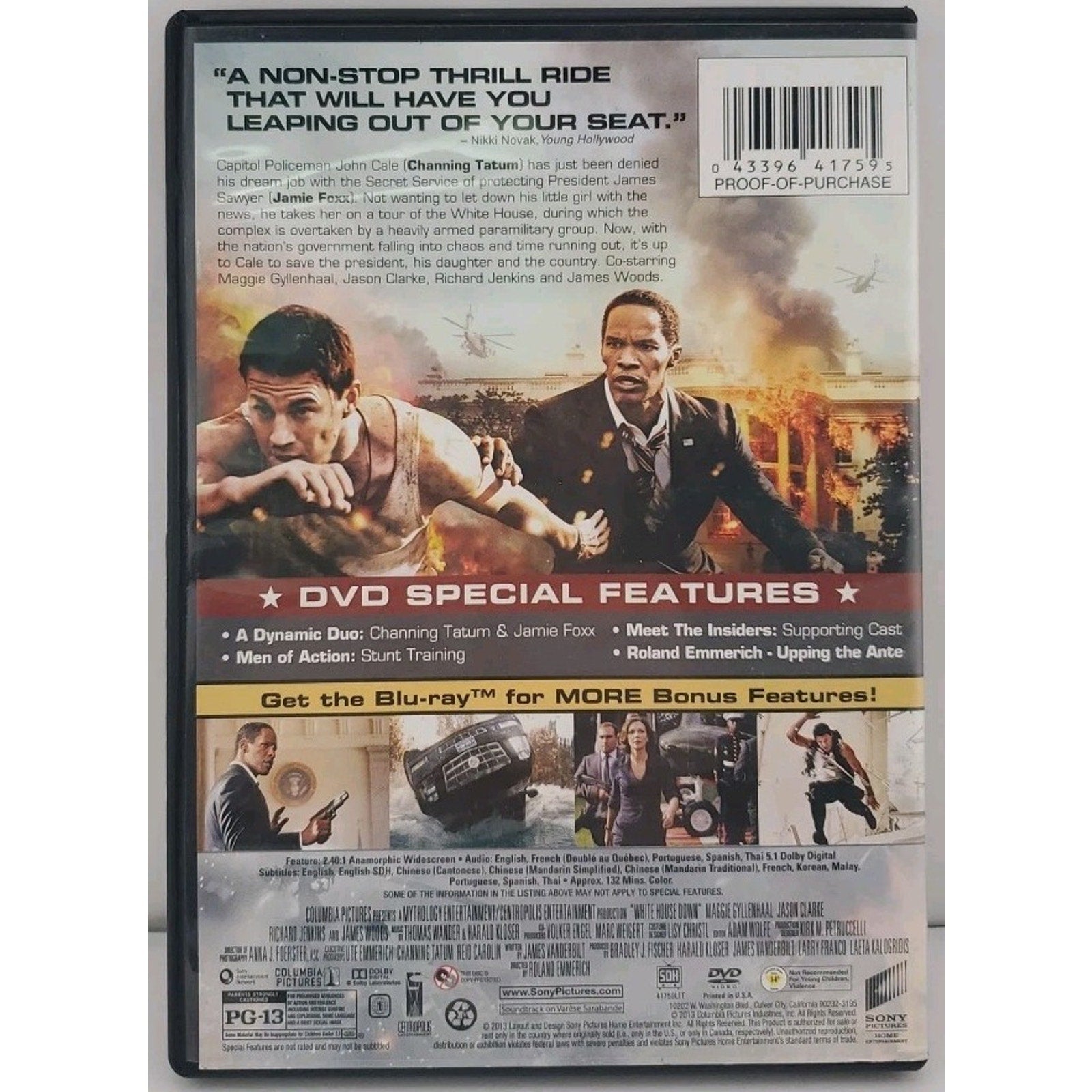 White House Down (DVD, 2013)
