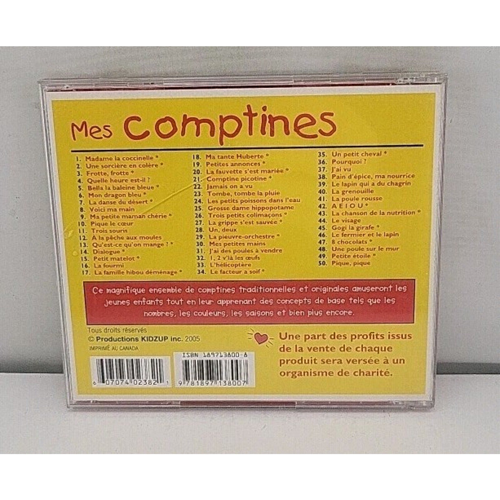 Genie JR Kidzup Mes Comptines CD