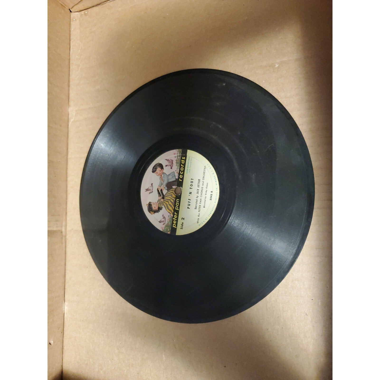 Peter Pan Records - Jack Arthur With Peter Pan Chorus – Puff 'N Toot (78RPM)