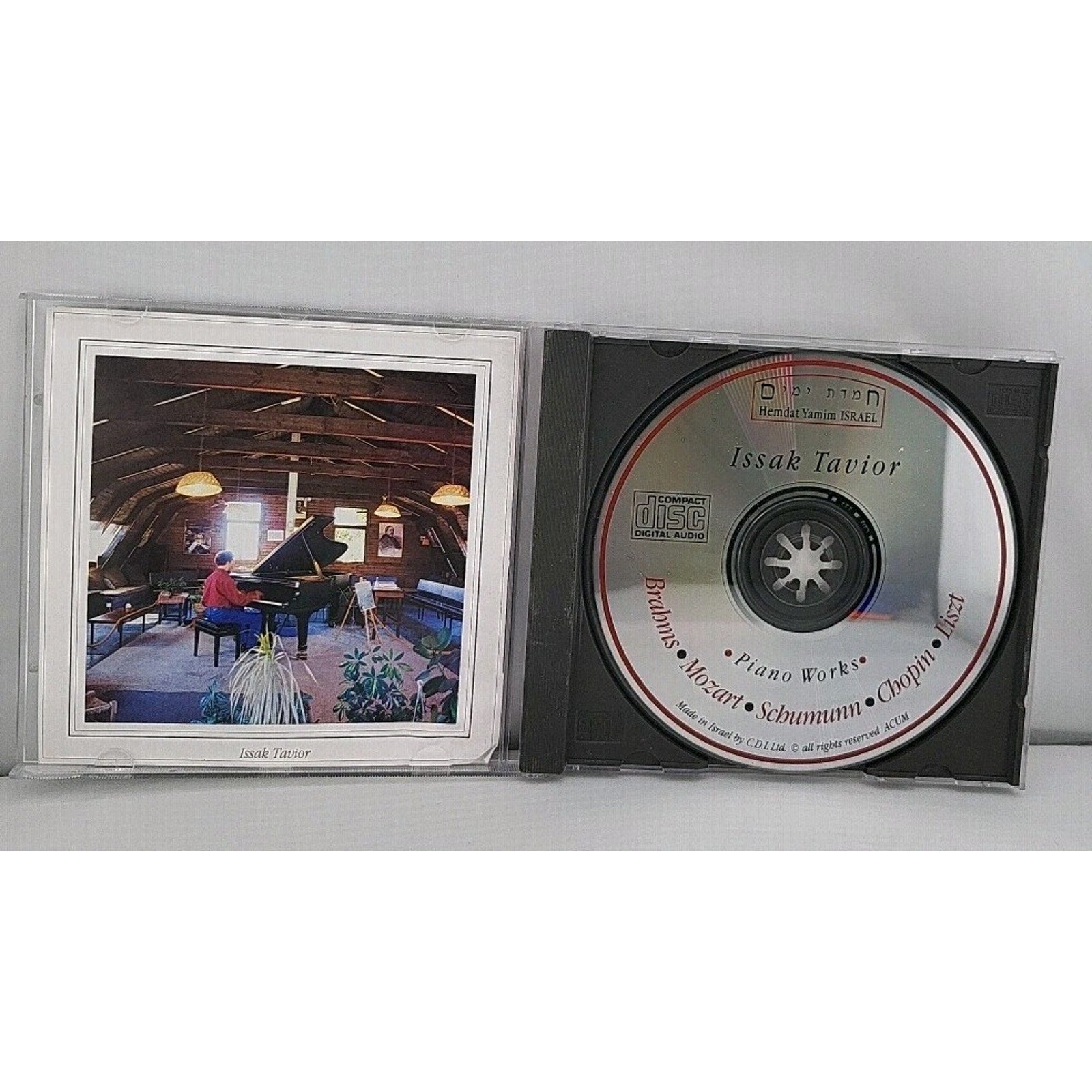 Issak Tavior Piano Works. Signed Case CD