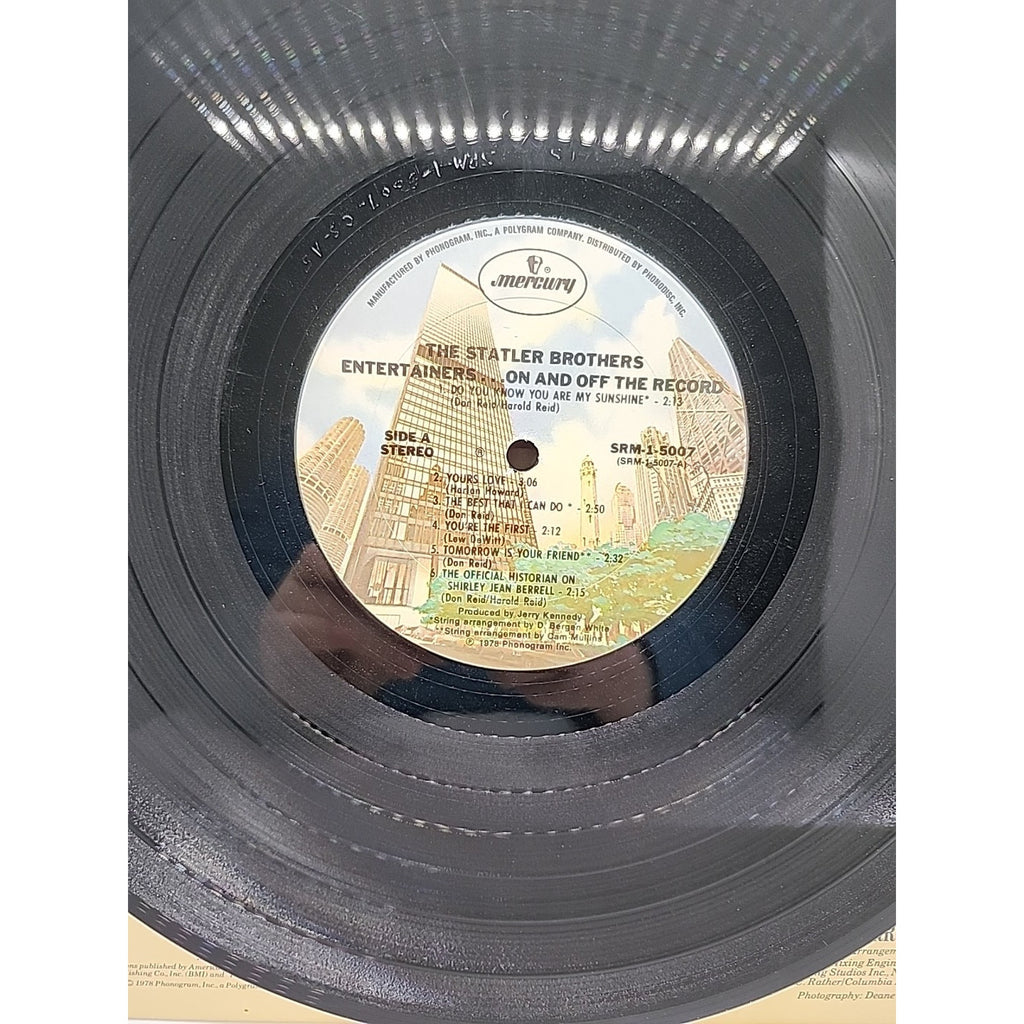 The Statler Bros. Entertainers On And Off The Record. Mercury 1978 (Record)
