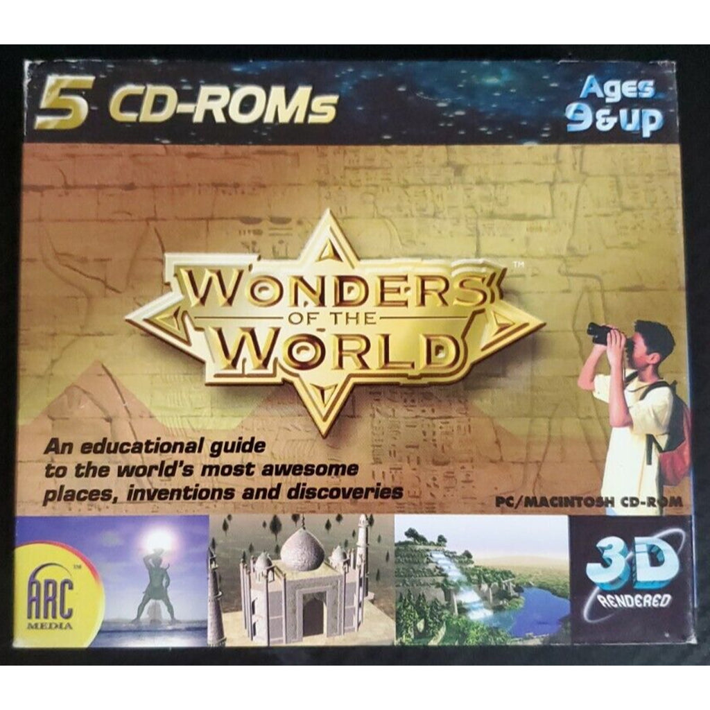 Wonders of the World | Educational CD-ROM Set of 5 | PC/Macintosh