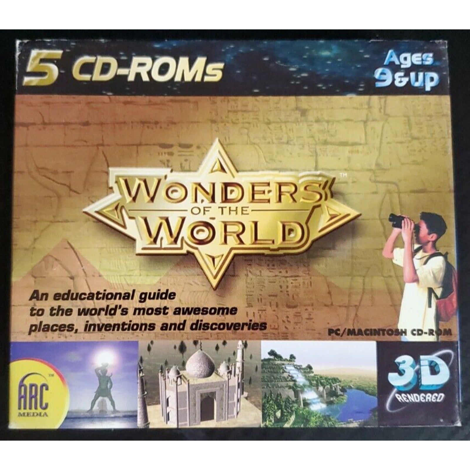 Wonders of the World | Educational CD-ROM Set of 5 | PC/Macintosh