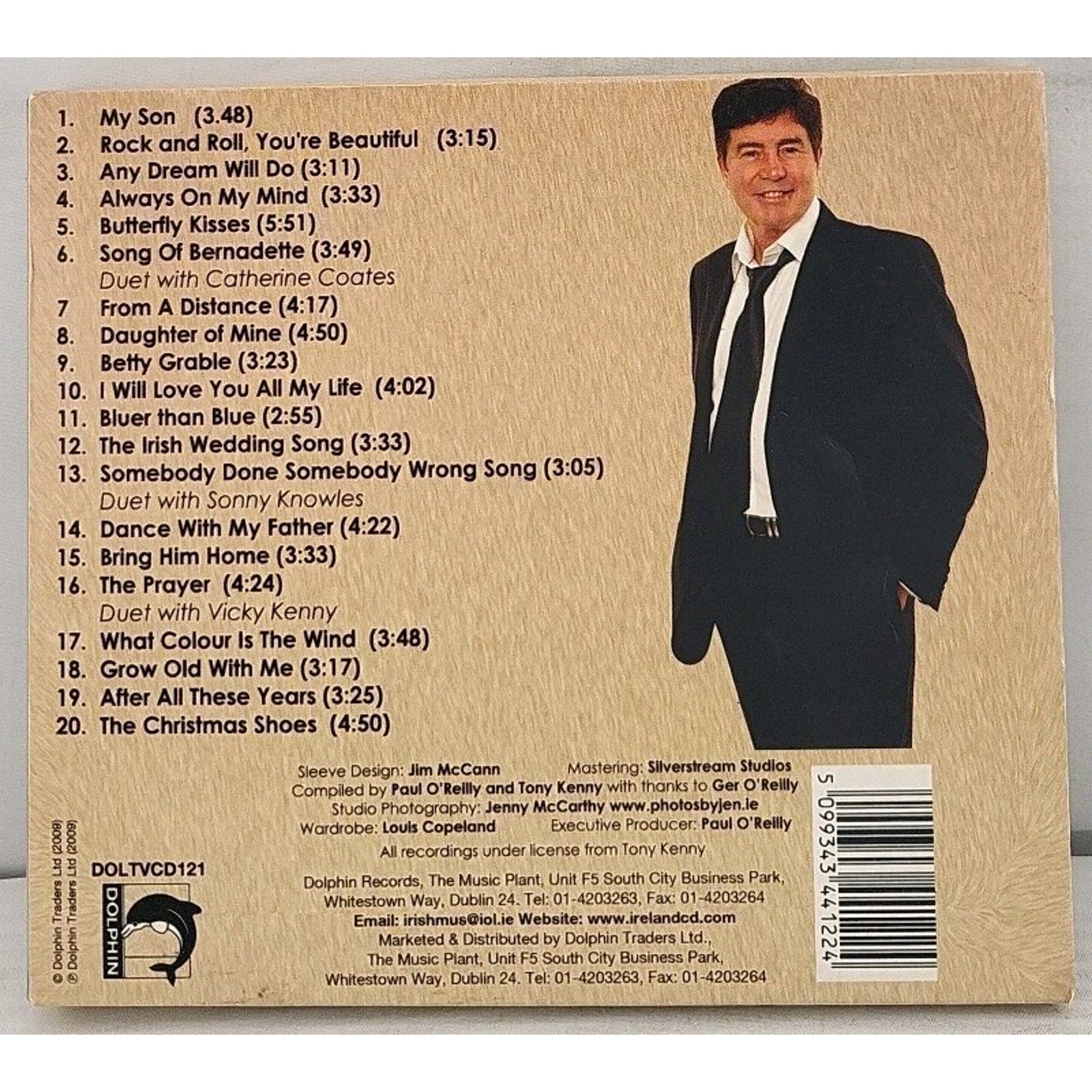 The Collection: 20 Classic Songs by Tony Kenny (CD, 2009, Dolphin Traders)