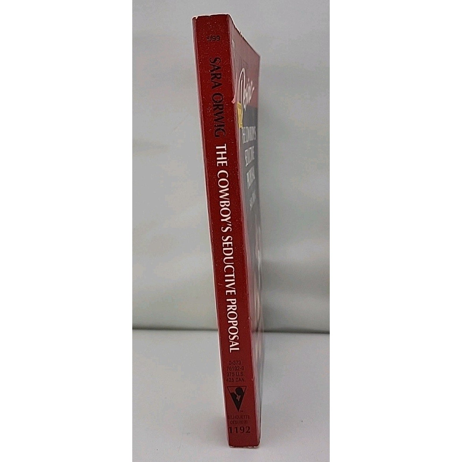 Cowboy's Seductive Proposal by Sara Orwig (1998, Mass Market)