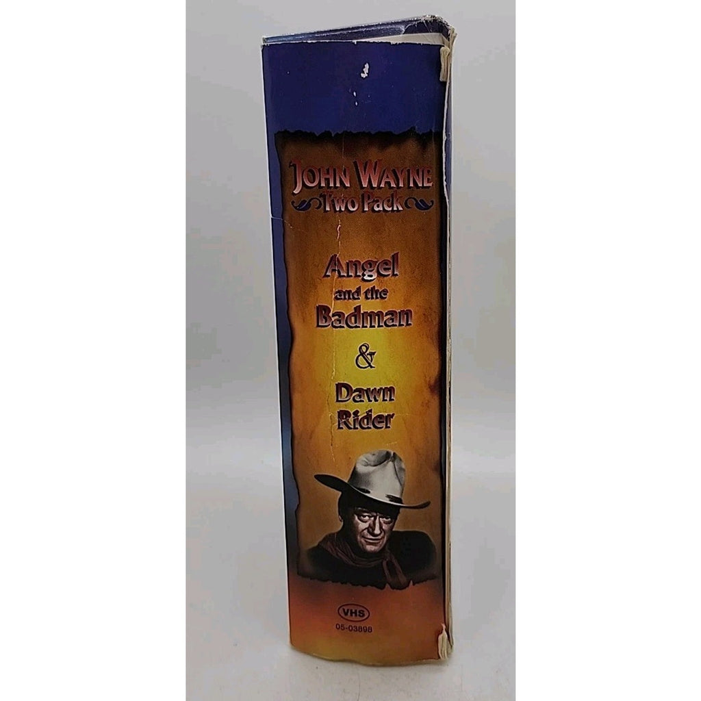 John Wayne Collector Series 2 Pack VHS The Dawn Rider Angel and The Bad Man