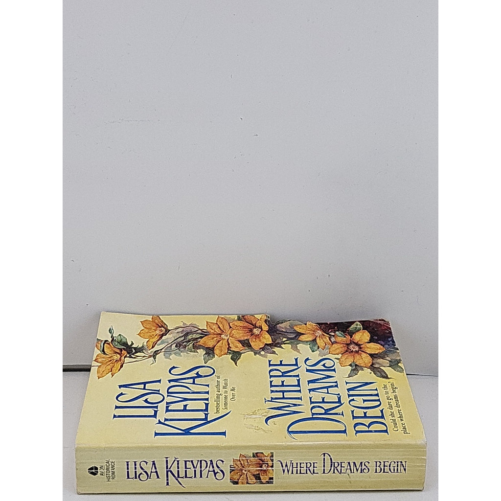 Where Dreams Begin by Lisa Kleypas (2000, Mass Market) 1st Edition Stepback