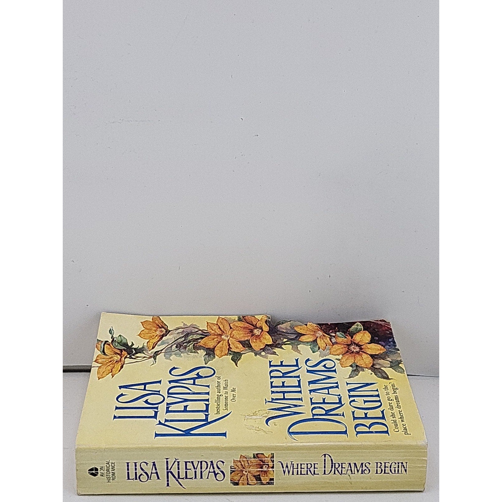 Where Dreams Begin by Lisa Kleypas (2000, Mass Market) 1st Edition Stepback