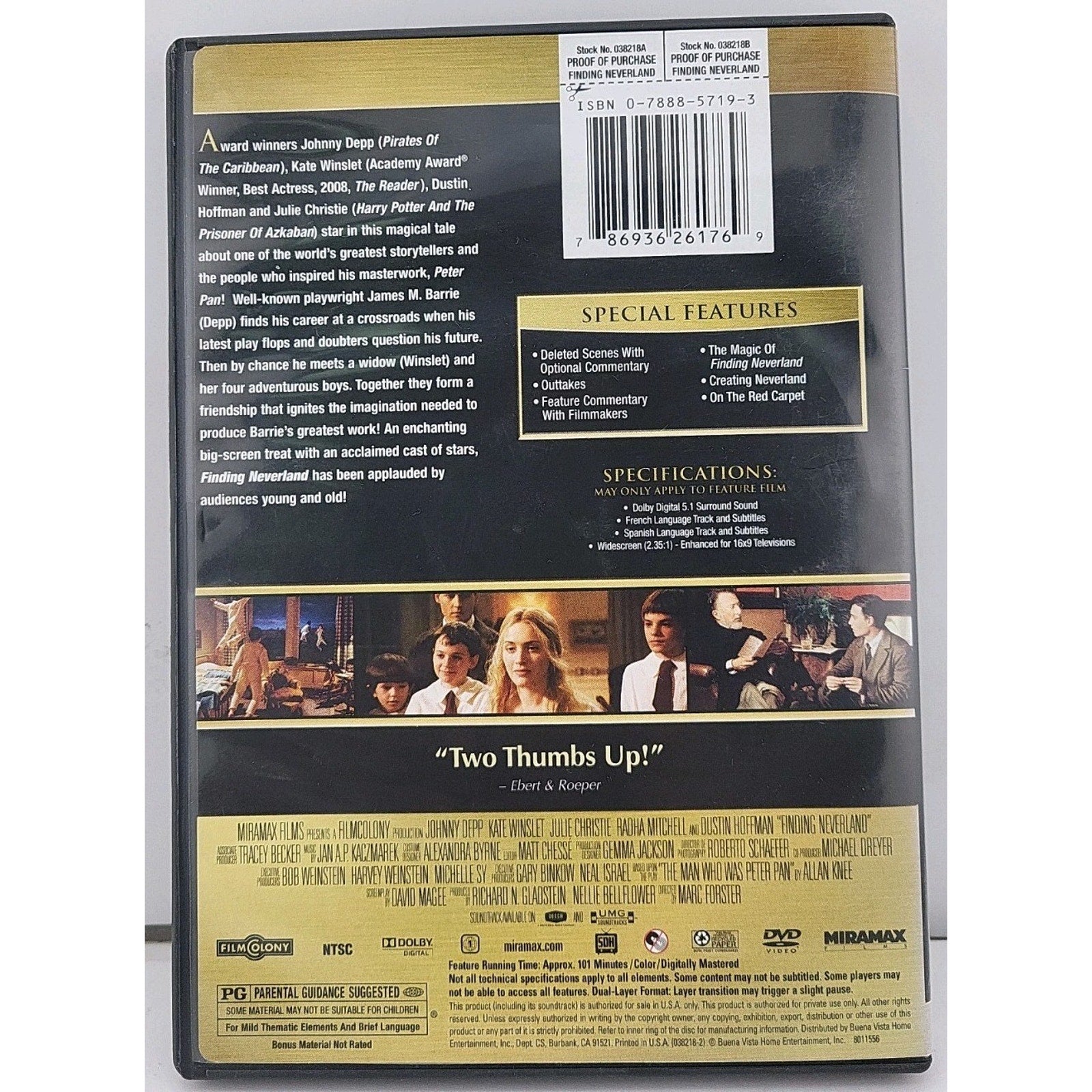 Finding Neverland (DVD, 2004)