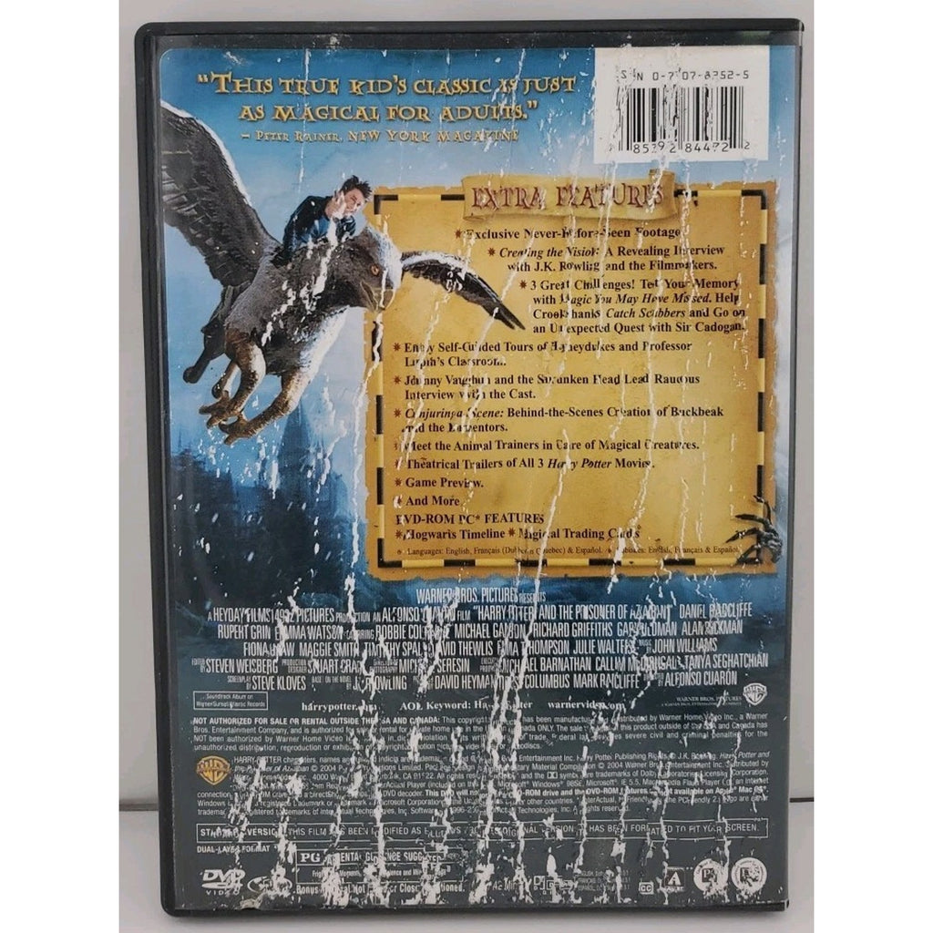 Harry Potter and the Prisoner of Azkaban (DVD, 2004)