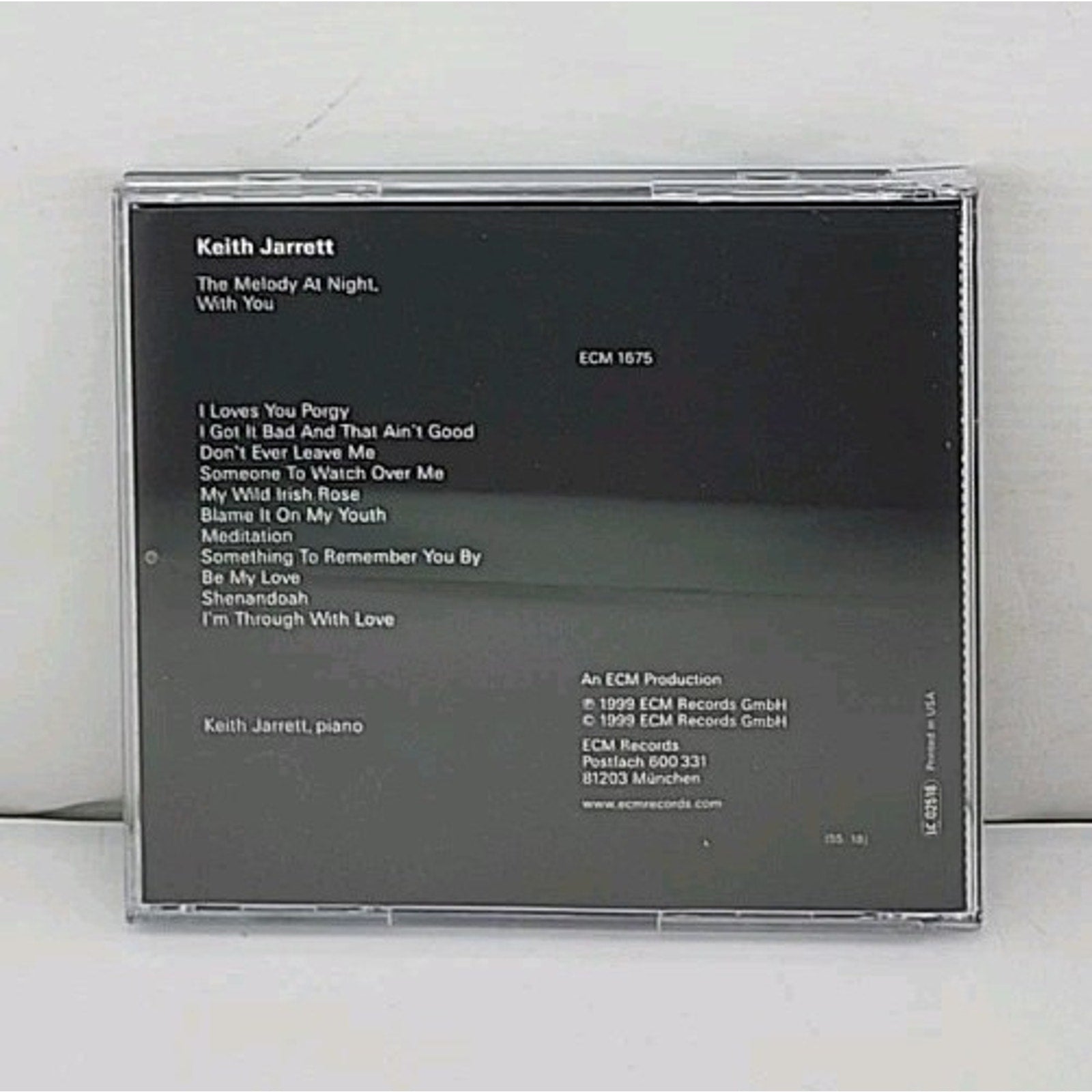 Keith Jarrett - The Melody at Night with You - CD