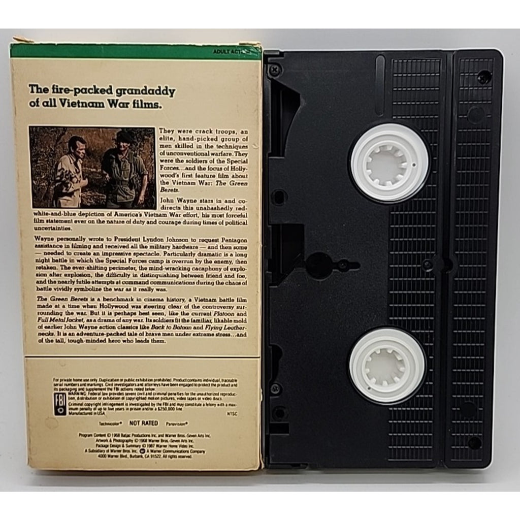 Green Berets (VHS) WB Logo