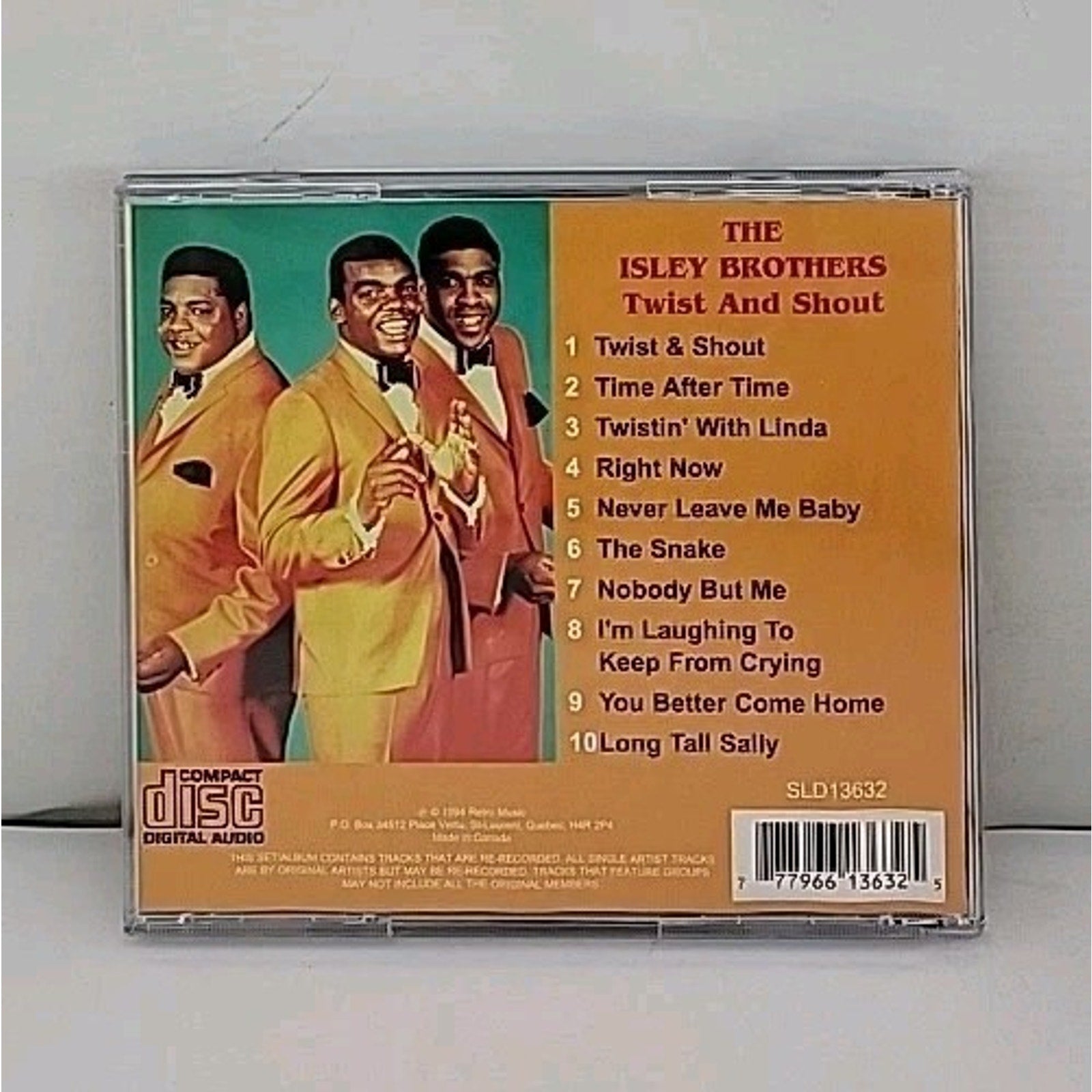The Isley Brothers CD "Twist And Shout" 1994 Retro