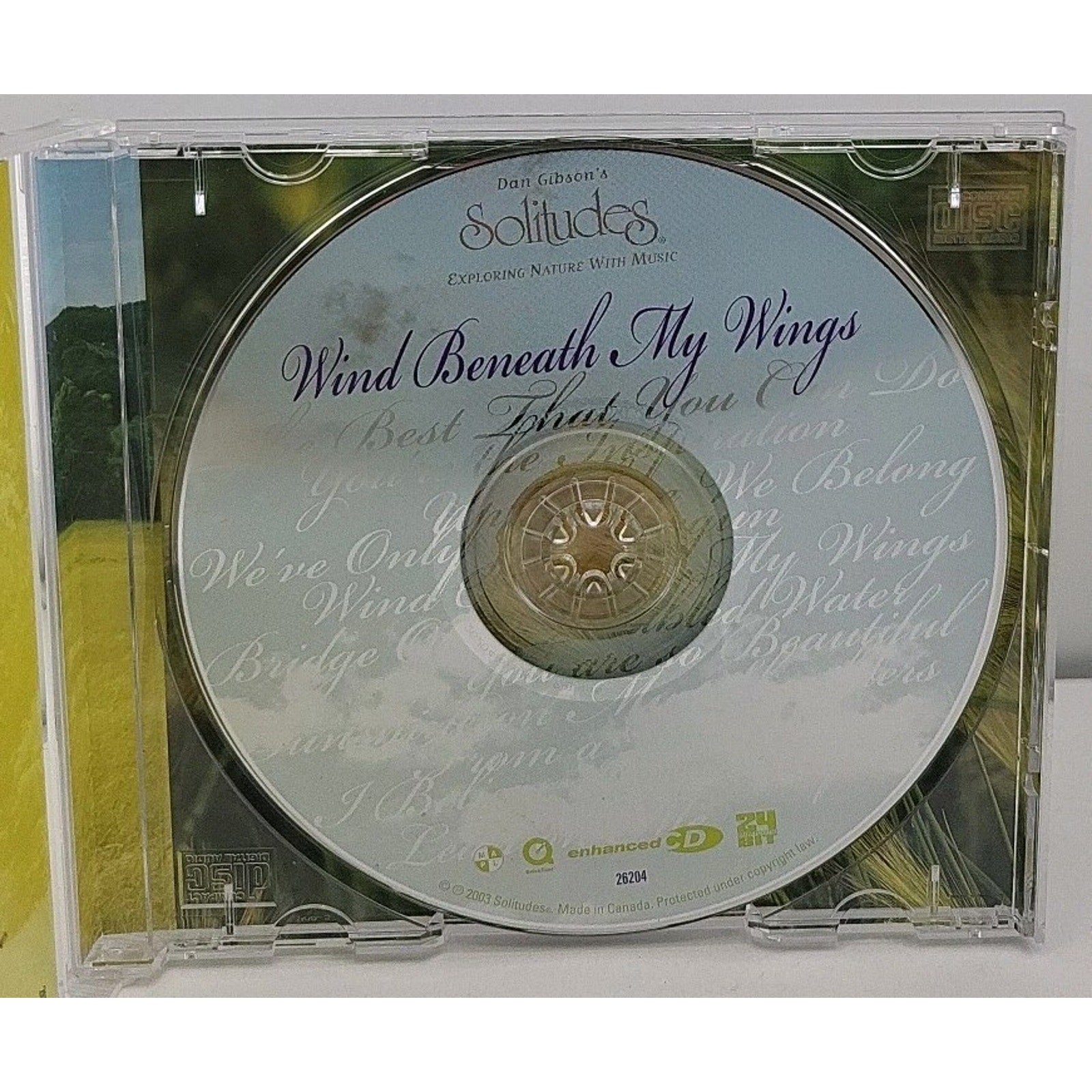 Wind Beneath My Wings by Dan Gibson (CD, 2003)