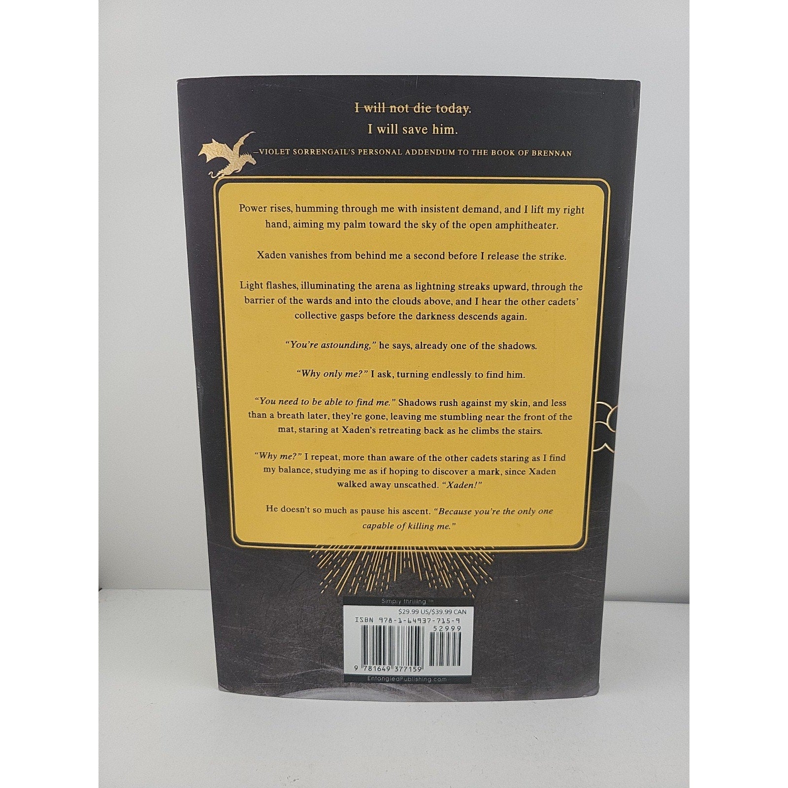 Onyx Storm (Standard Edition) by Rebecca Yarros (2025, Hardcover)