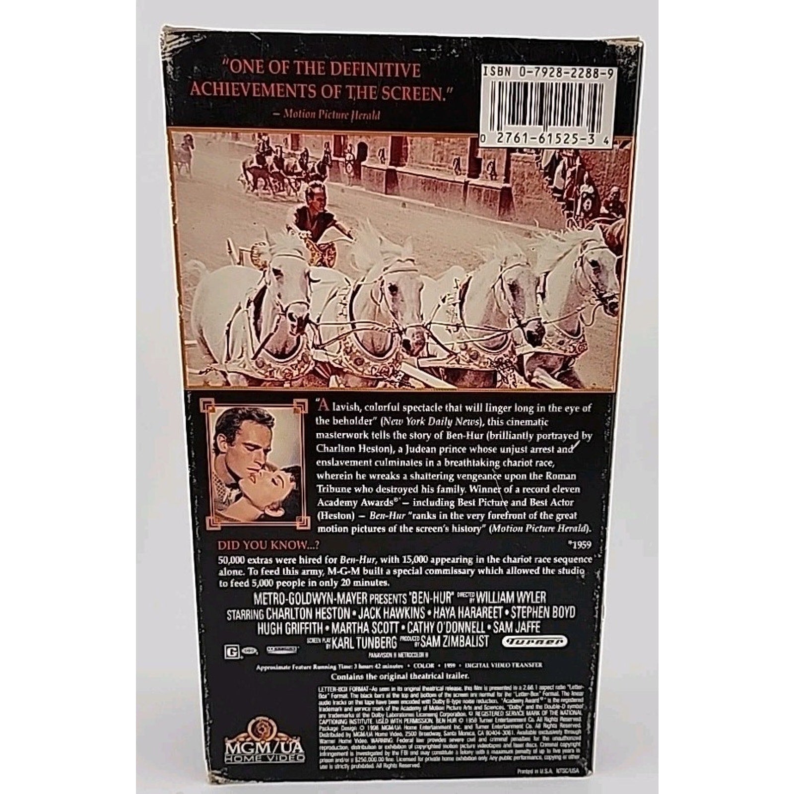 Ben-Hur (VHS, 1996, 2-Tape Set)
