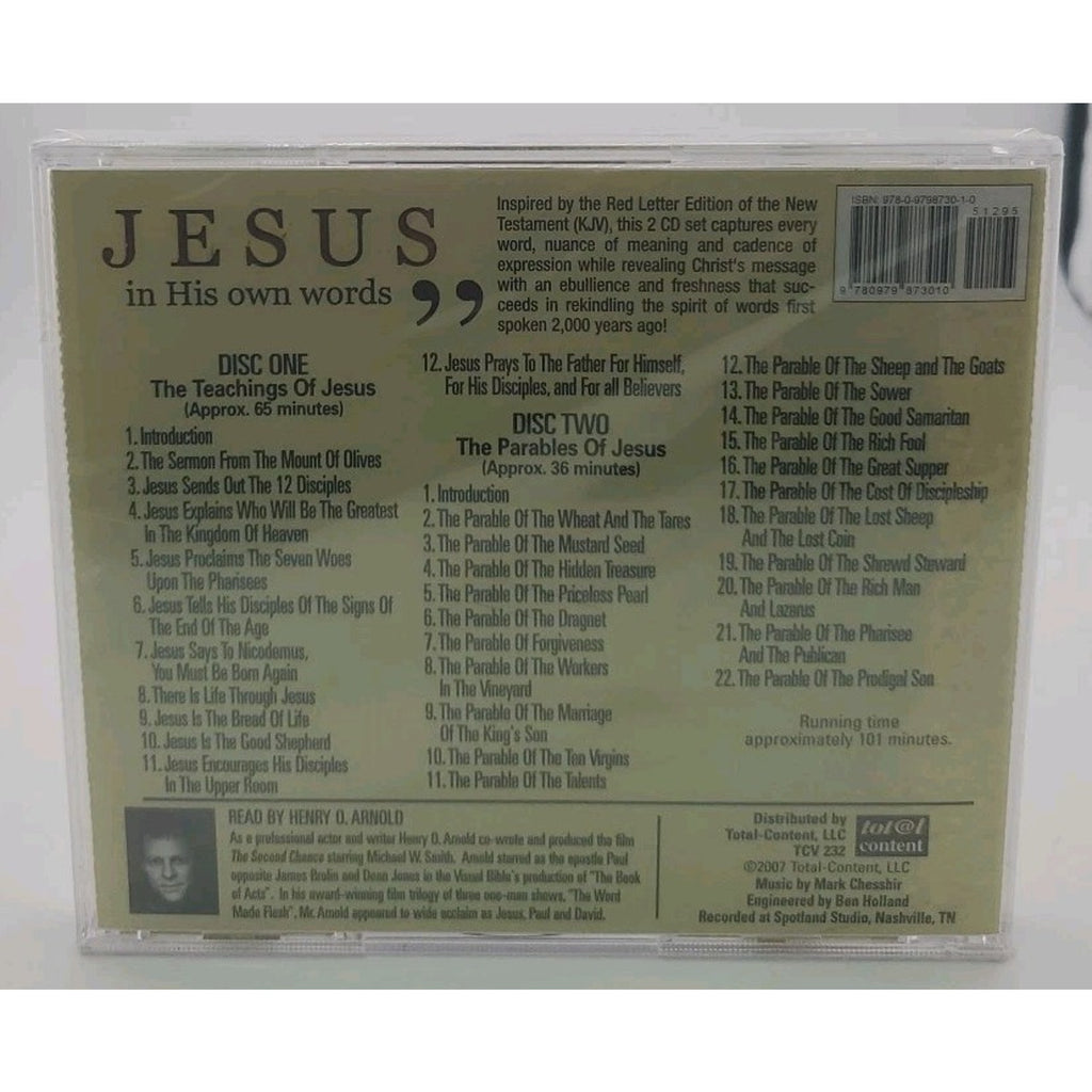Jesus in His Own Words by Various Artists (CD, 2007, 2 Discs) *Brand New*