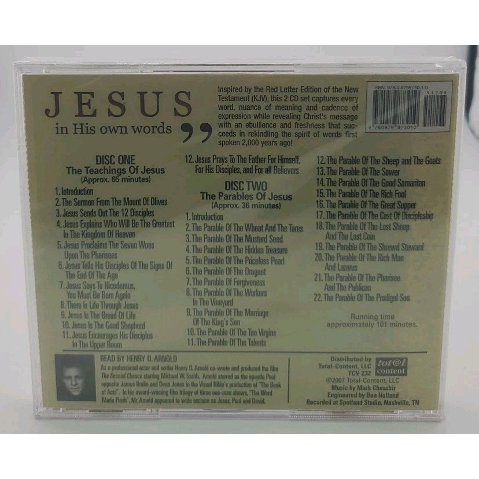Jesus in His Own Words by Various Artists (CD, 2007, 2 Discs) *Brand New*