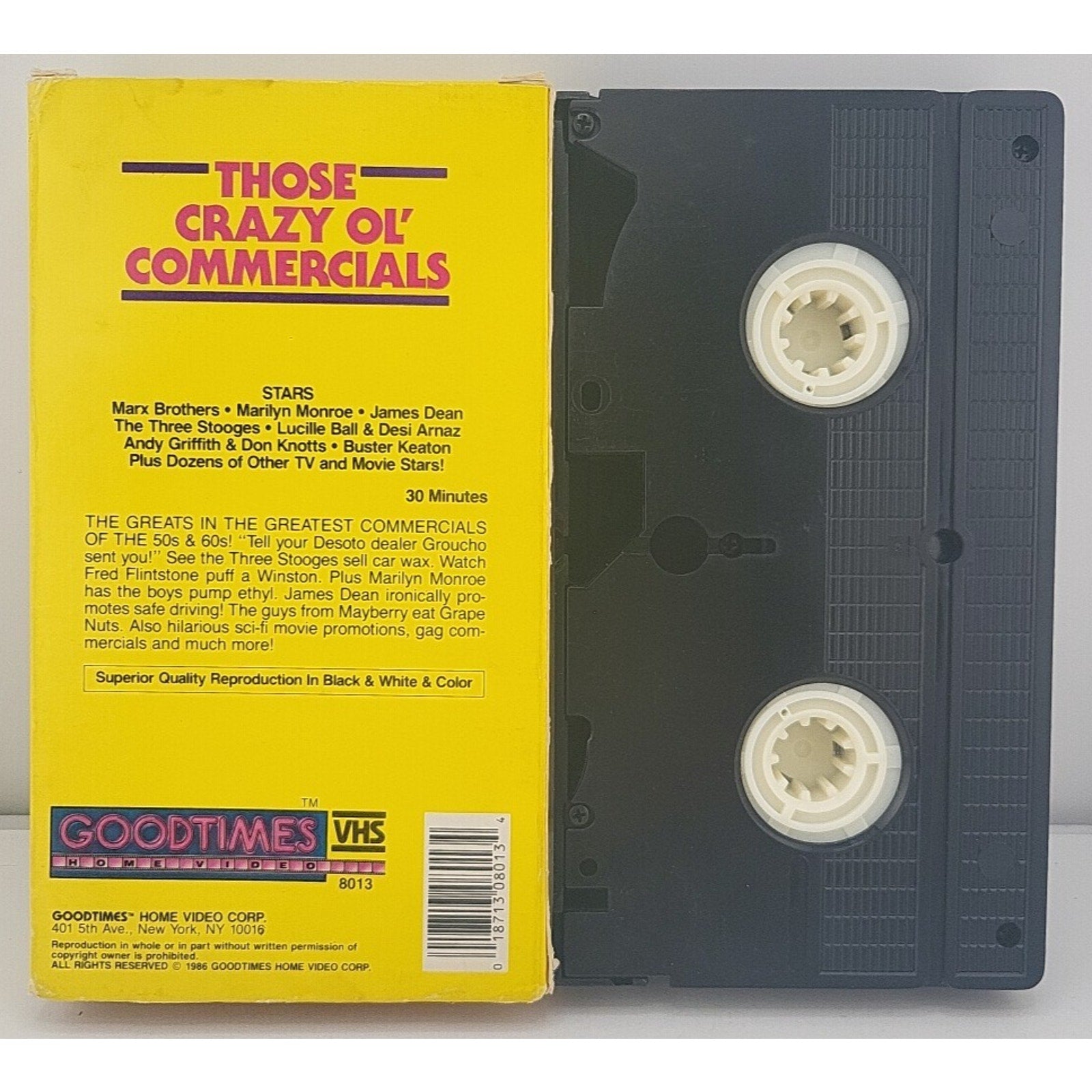 Those Crazy of Commercials VHS 1986