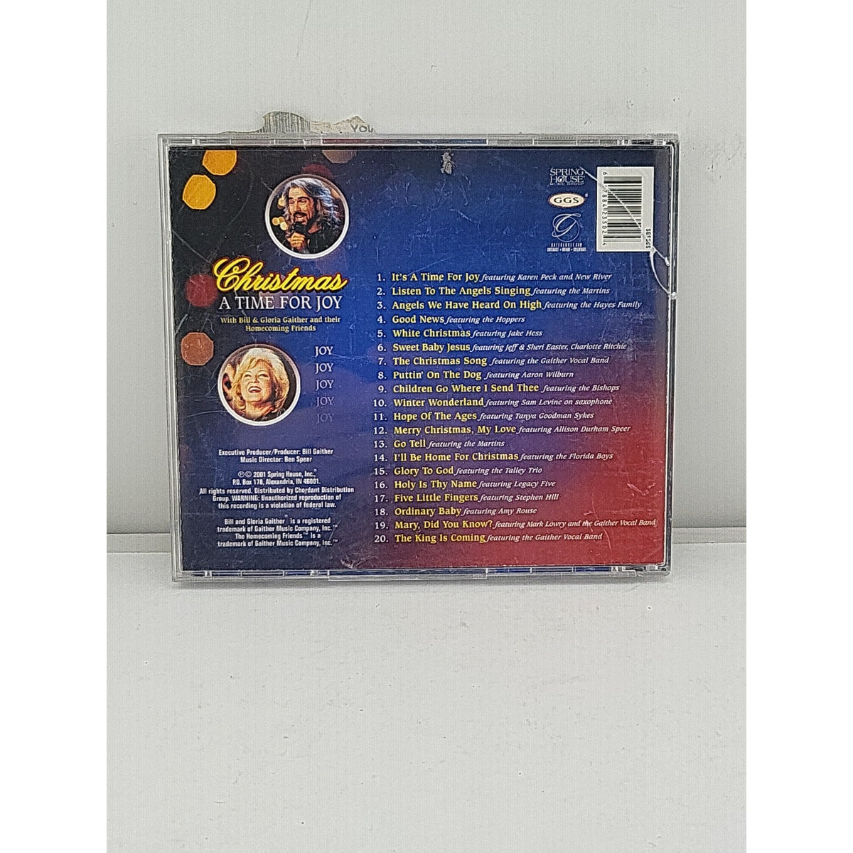 Christmas a Time for Joy by Bill Gaither (CD, 2001)