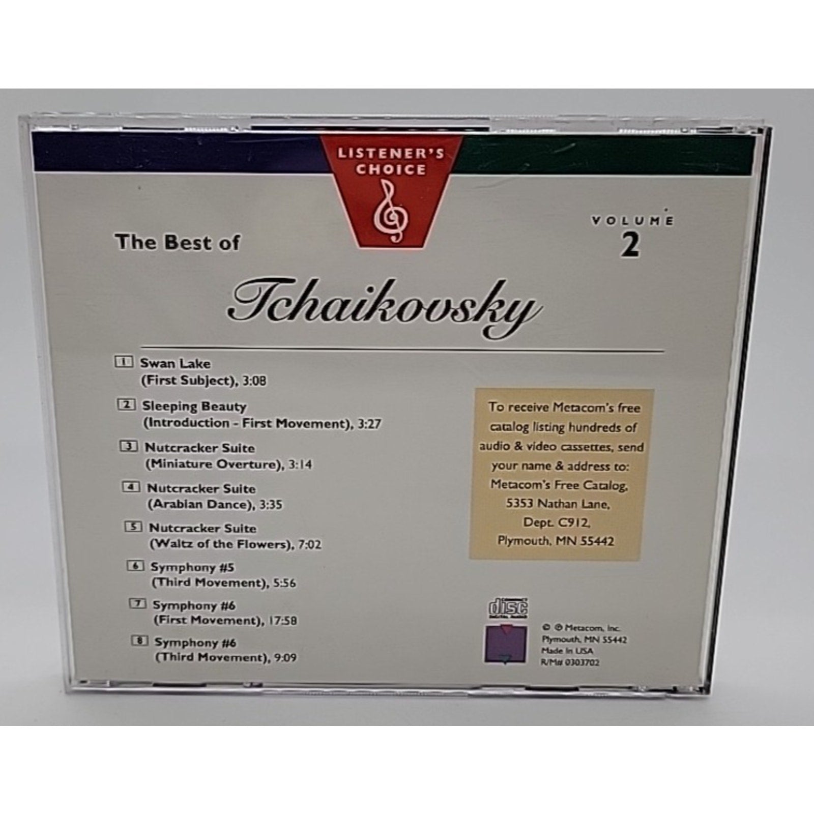 Listener's Choice Vol 2: The Best Of Tchaikovsky (CD)