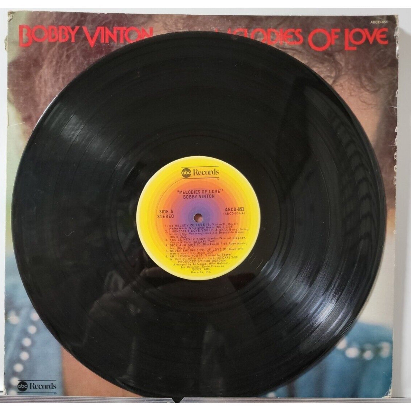 Melodies of Love by Bobby Vinton (Record, 1974)