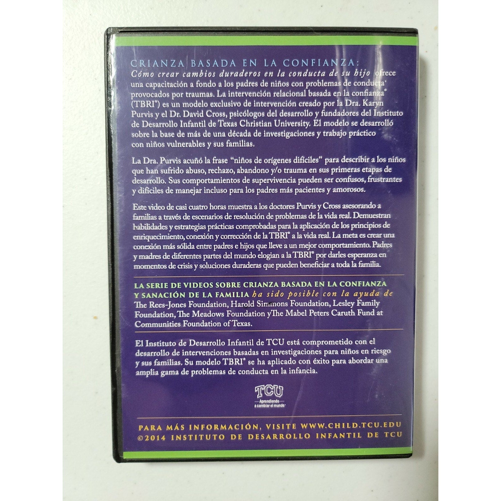 El Instituto De Desarrollo Infantil De TCU (DVD)