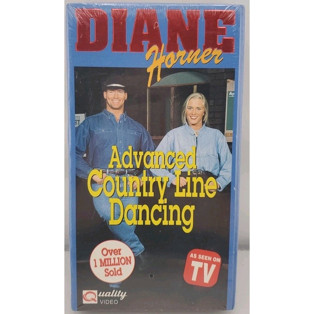 Diane Horners Advanced Country Line Dancing (VHS, 1993) *Brand New*