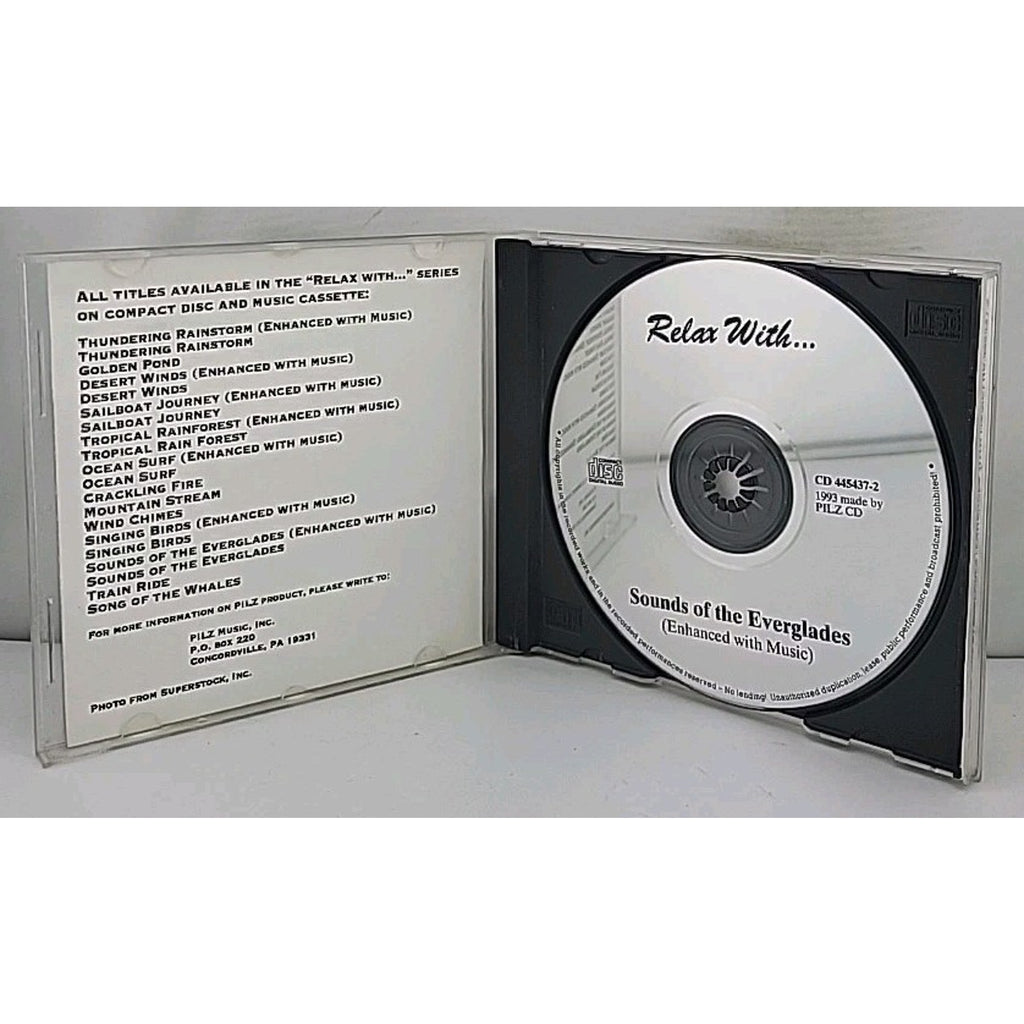 Relax with Sounds of the Everglades Enhanced with Music Audio CD