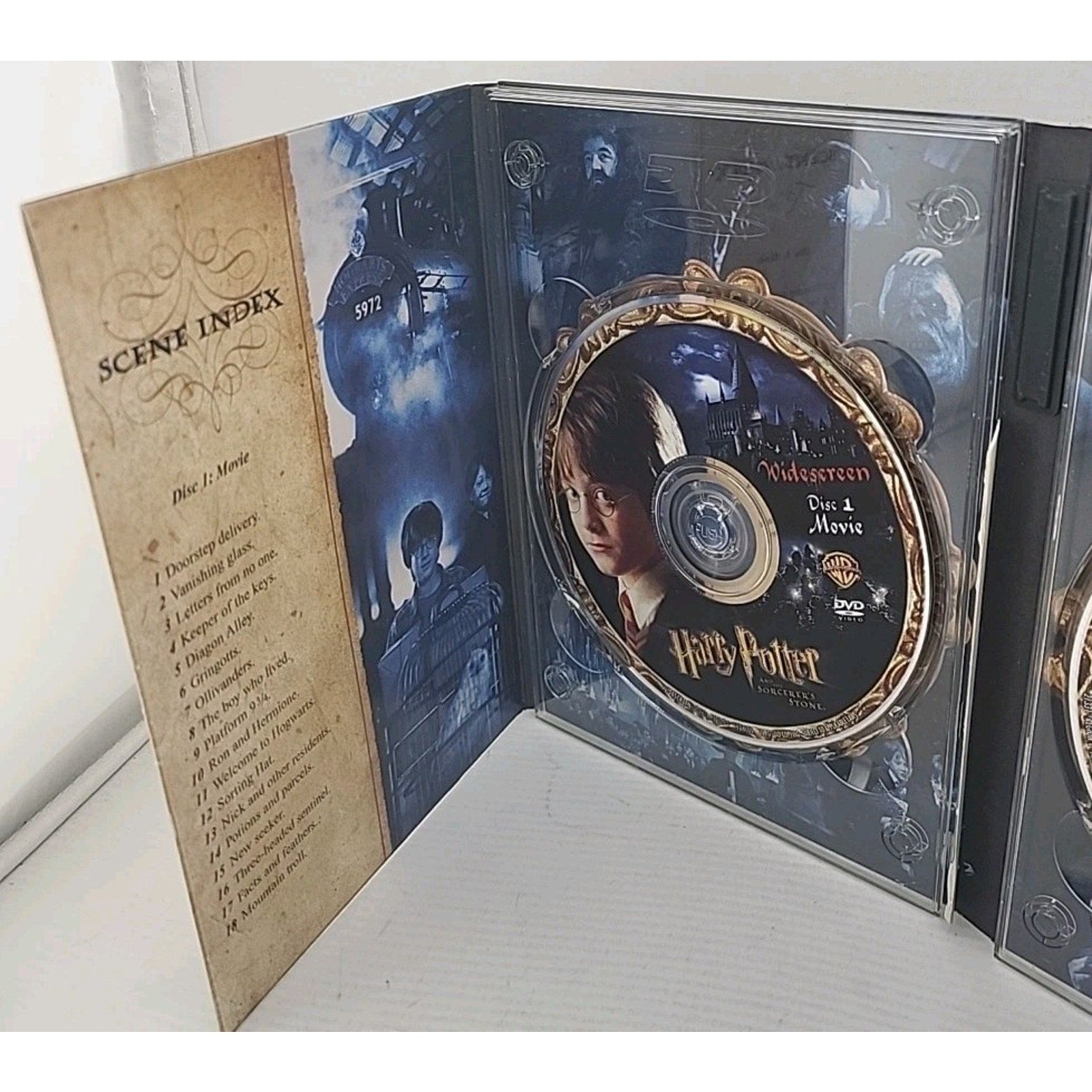 Harry Potter and the Sorcerers Stone (DVD, 2002, 2-Disc Set, Widescreen)
