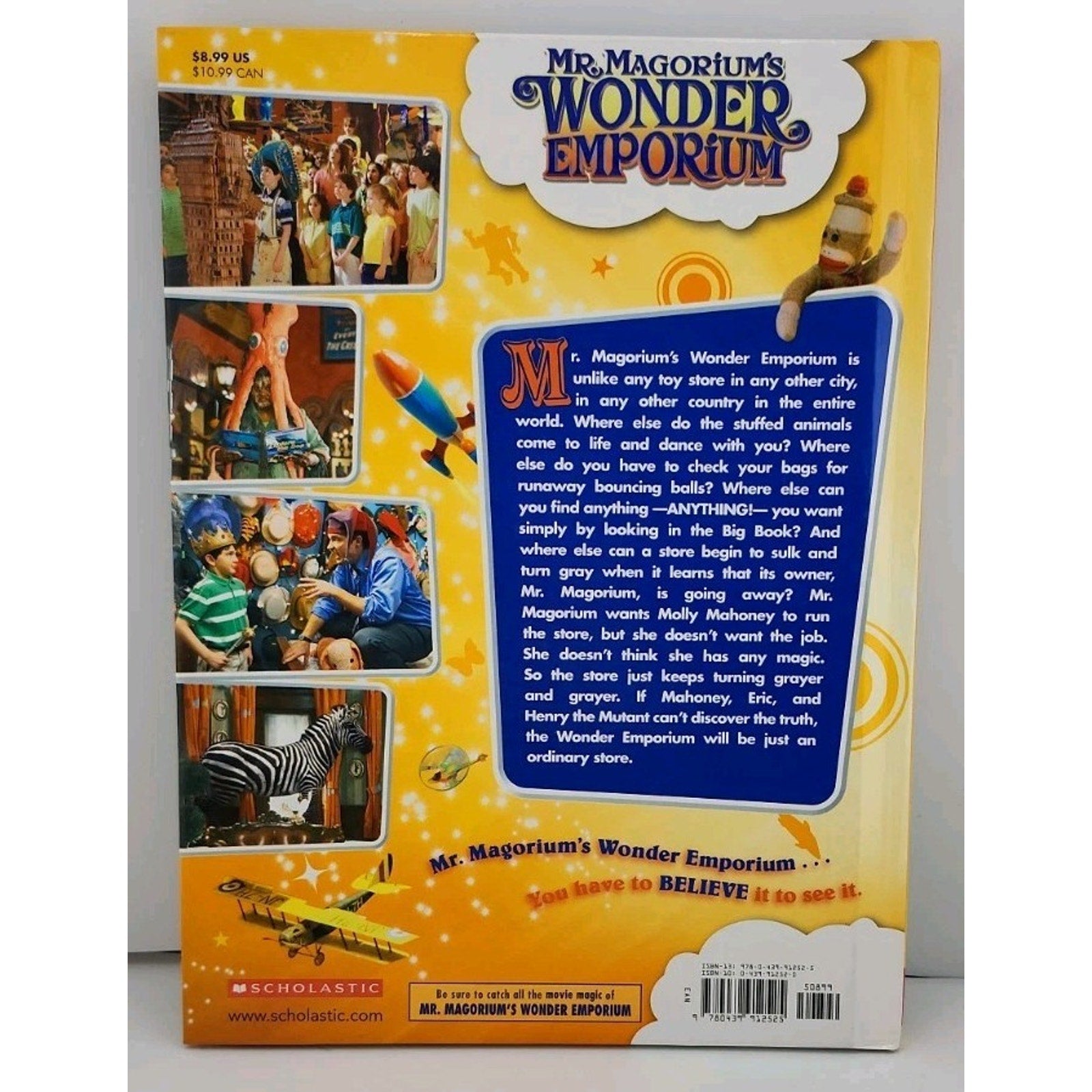 Mr Magorium's Wonder Emporium by Michael Anthony Steele (2007, Hardcover)