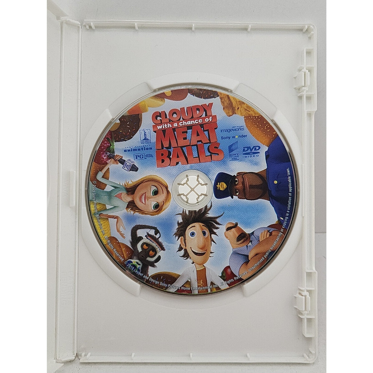Cloudy with a Chance of Meatballs (DVD, 2009)