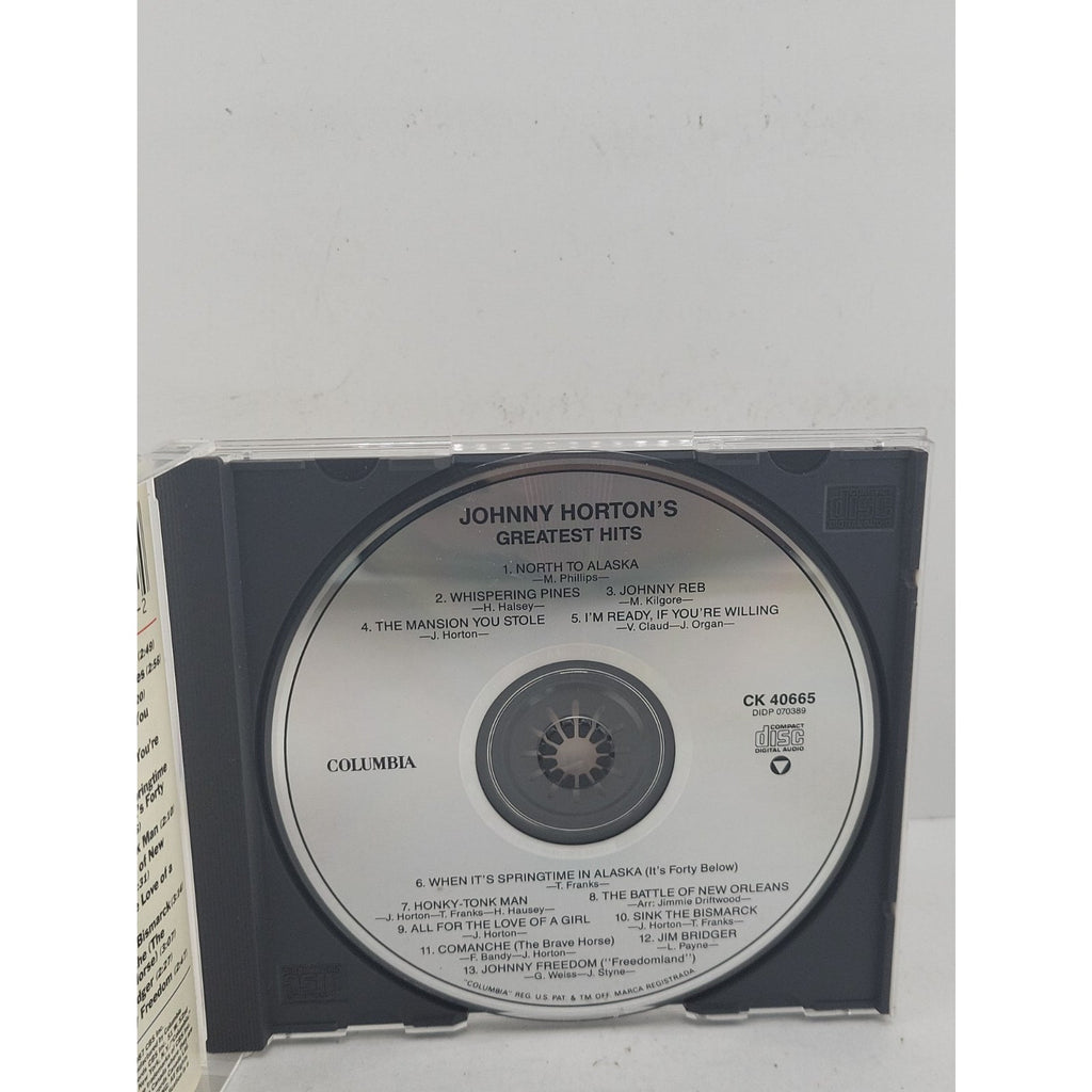 Johnny Horton's Greatest Hits by Johnny Horton (CD, 1987, Columbia (USA))