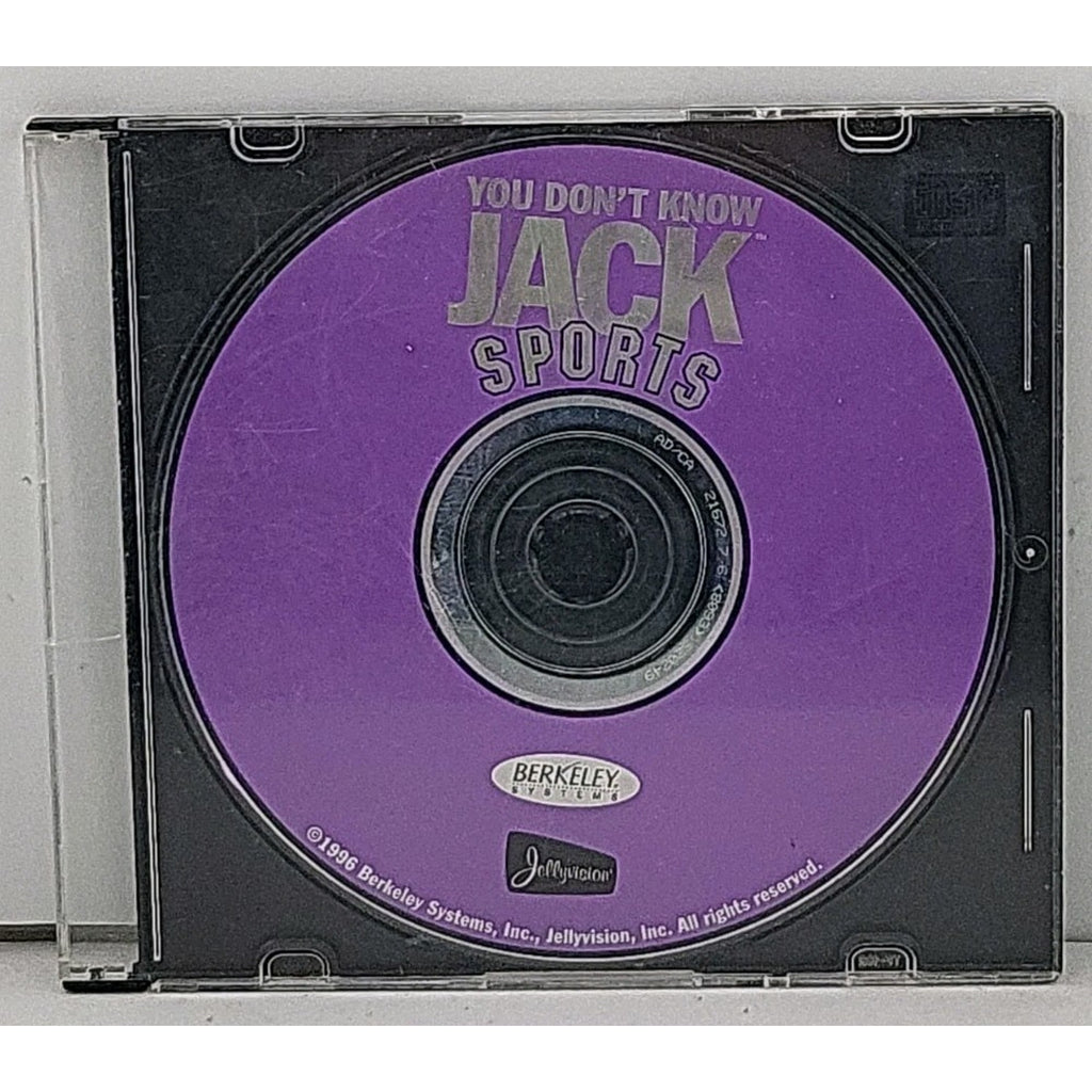 You Don't Know Jack Sports (Windows/Mac, 1996) *Disc Only*