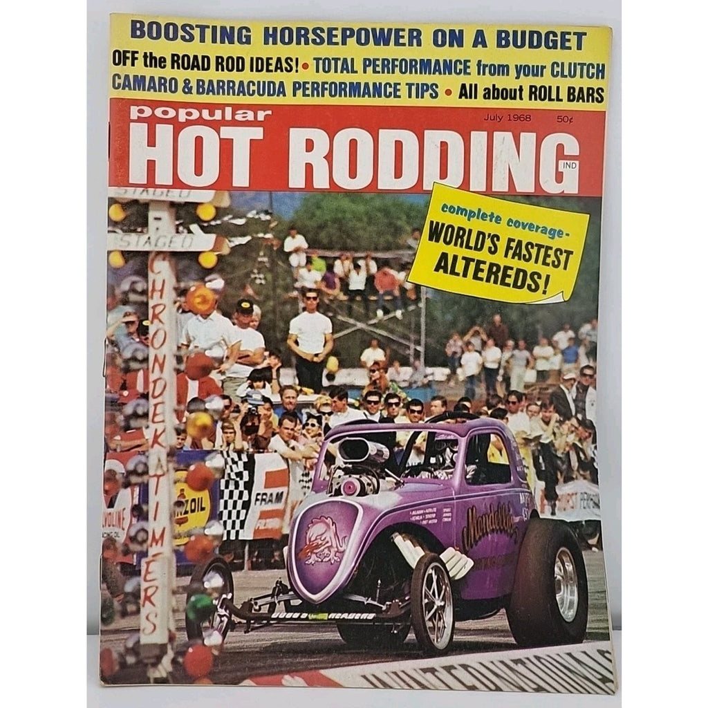 Popular Hot Rodding Magazine July 1968