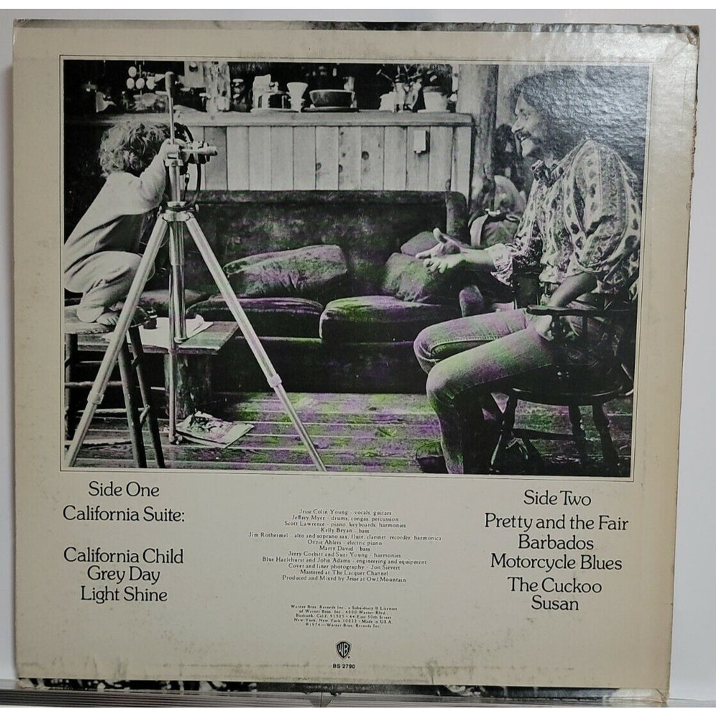 Jesse Colin Young - Light Shine - Vinyl Record - c7350c