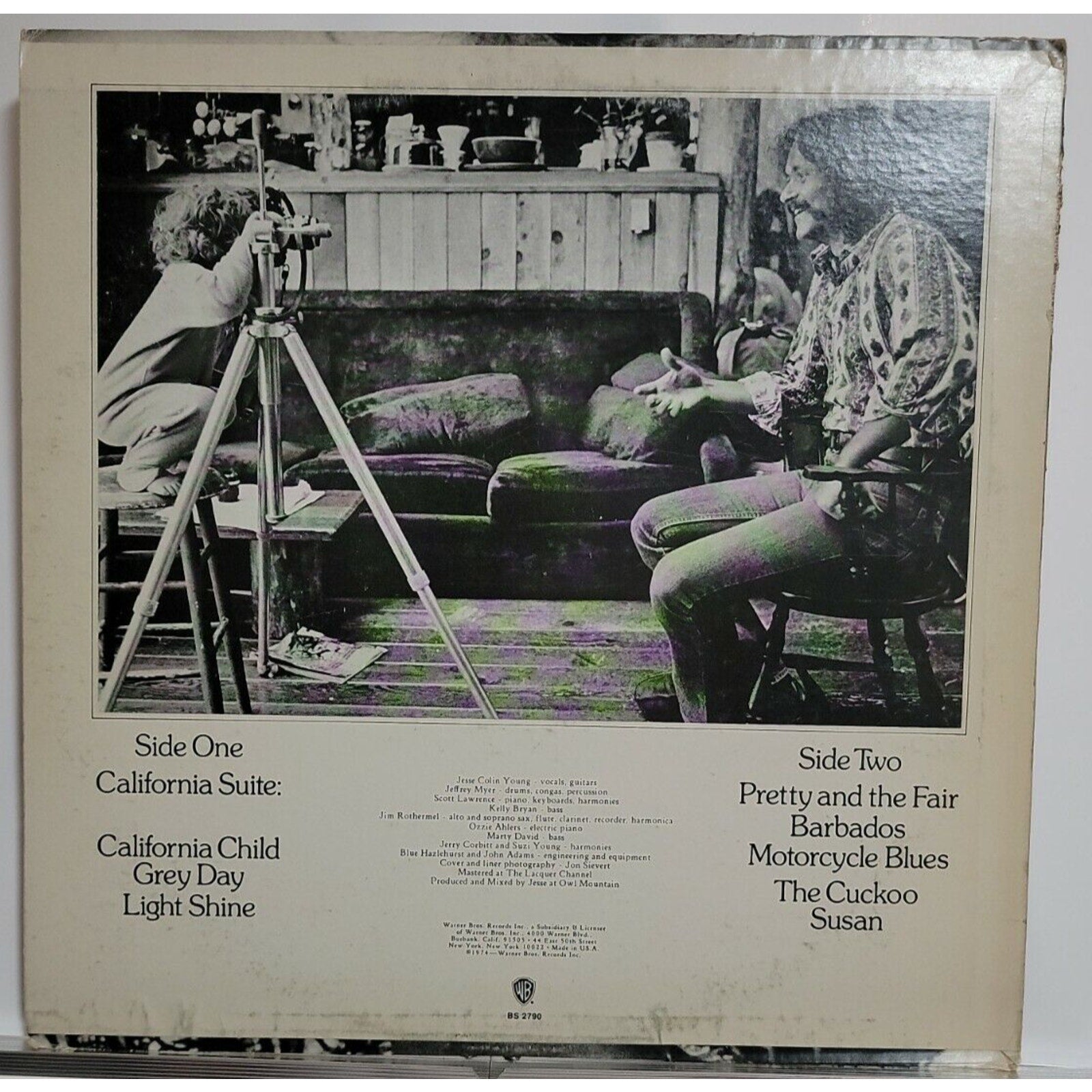 Jesse Colin Young - Light Shine - Vinyl Record - c7350c
